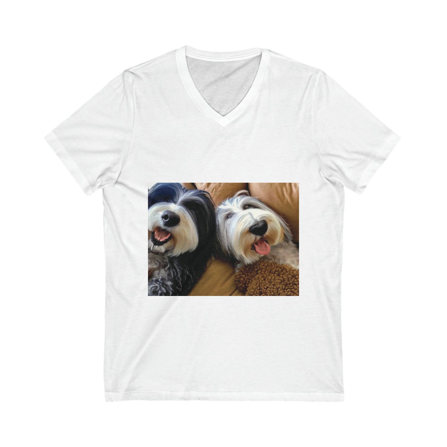 Buddies Jersey Short Sleeve V-Neck Tee