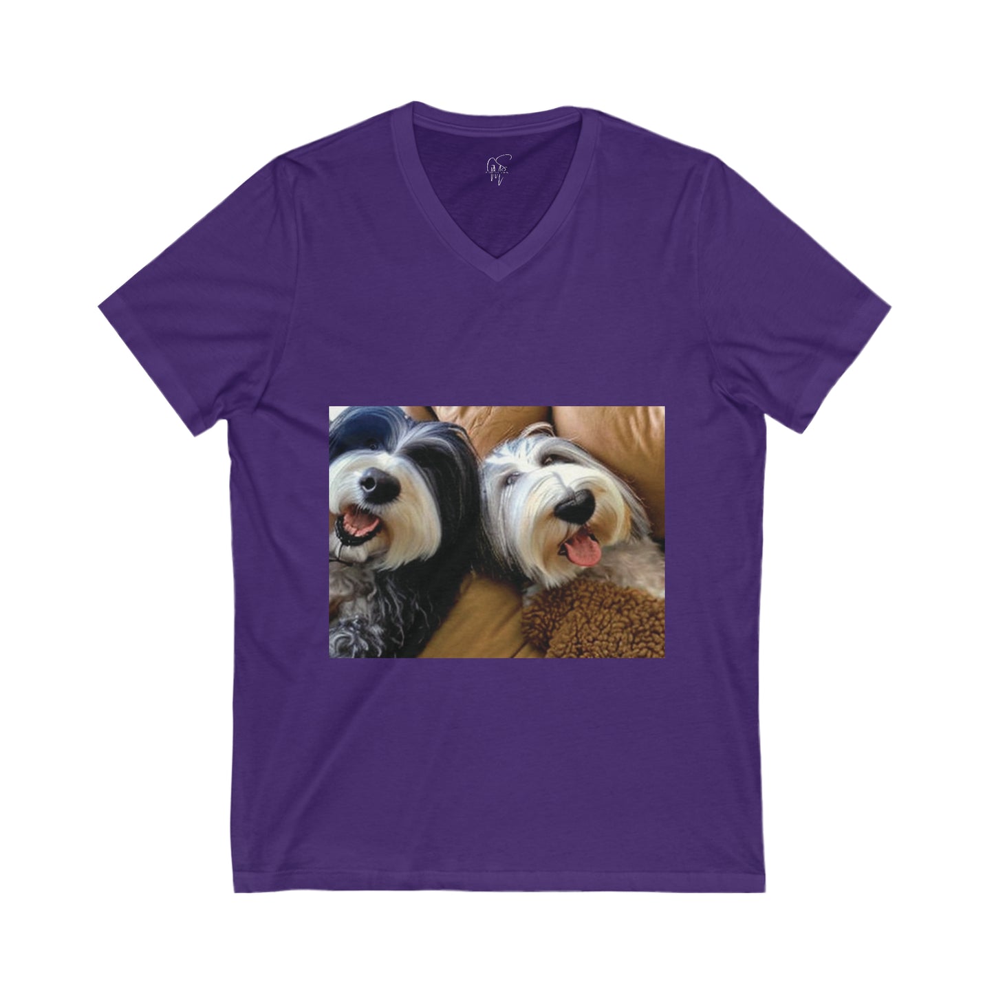 Buddies Jersey Short Sleeve V-Neck Tee