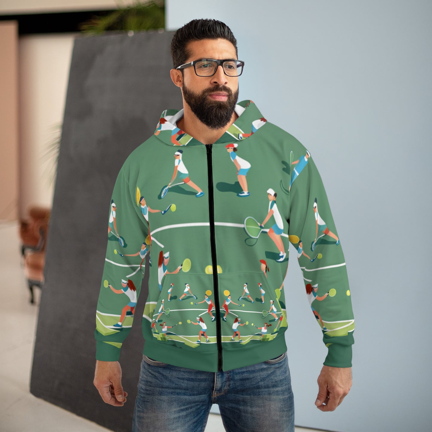 Pickleball Zip Hoodie