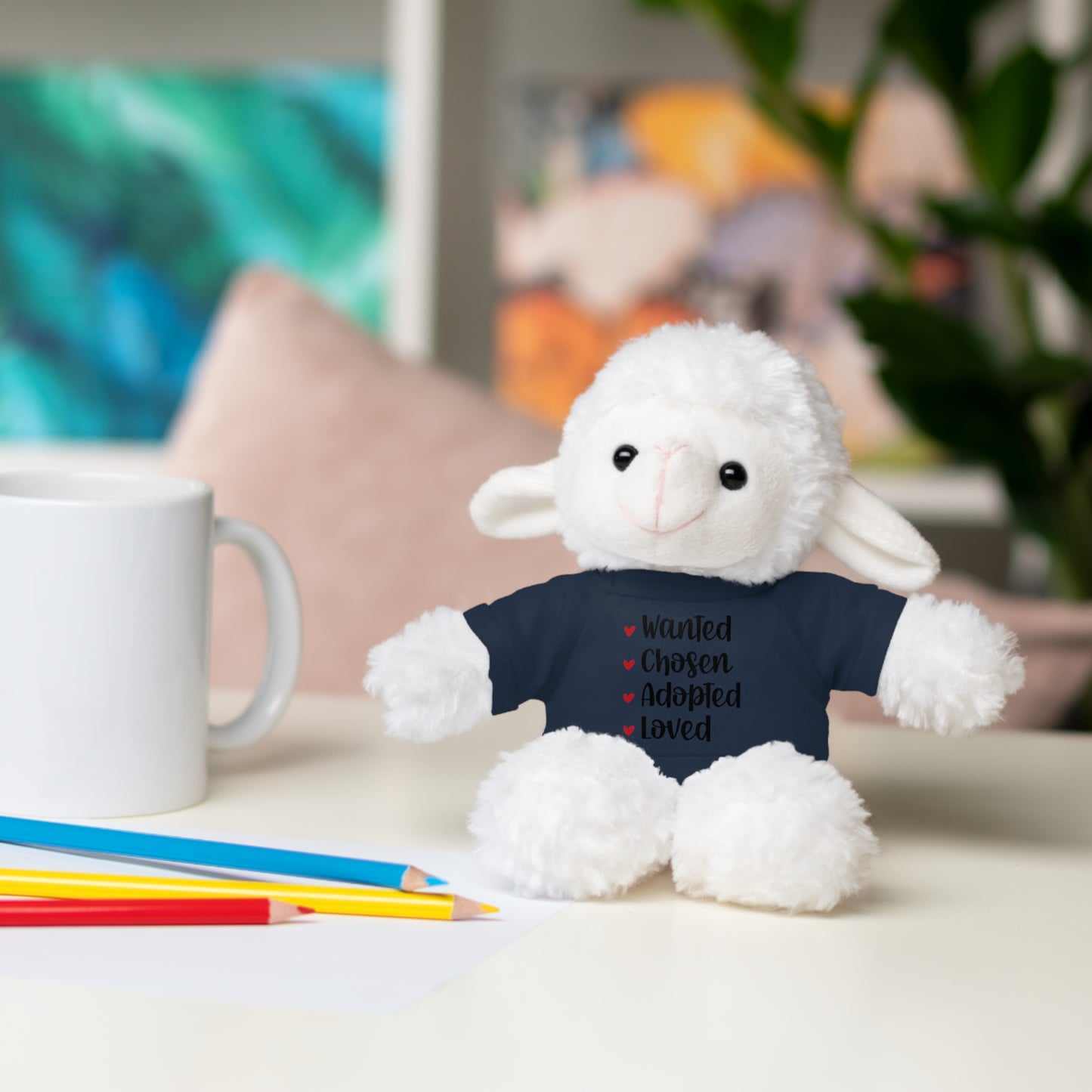 Stuffed Animals with Family Adoption Tee