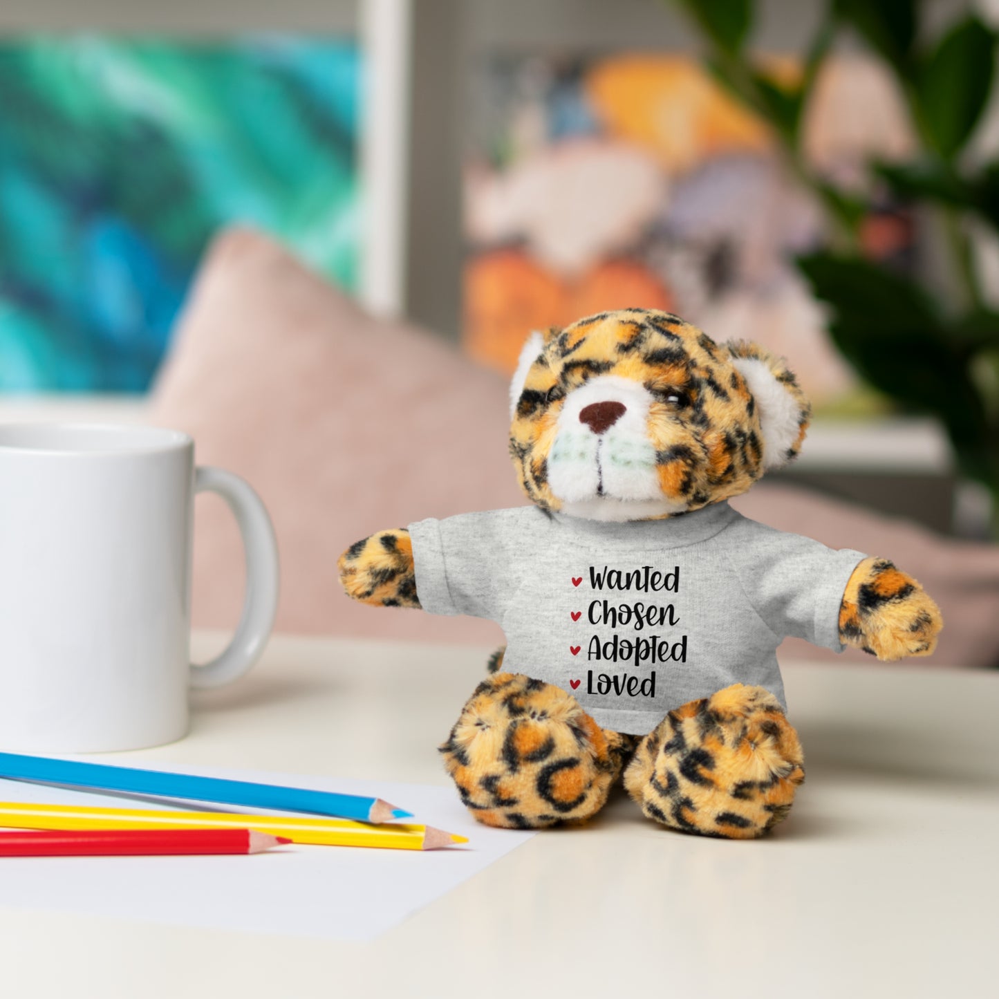 Stuffed Animals with Family Adoption Tee