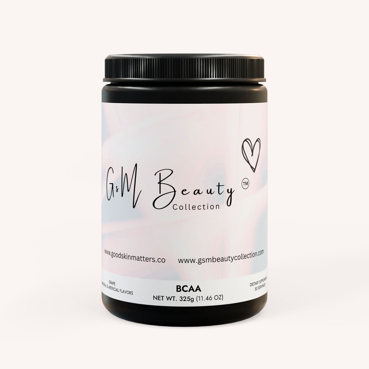 a1) BCAA Supplement, Grape (325g, 11.46oz, 50 servings)