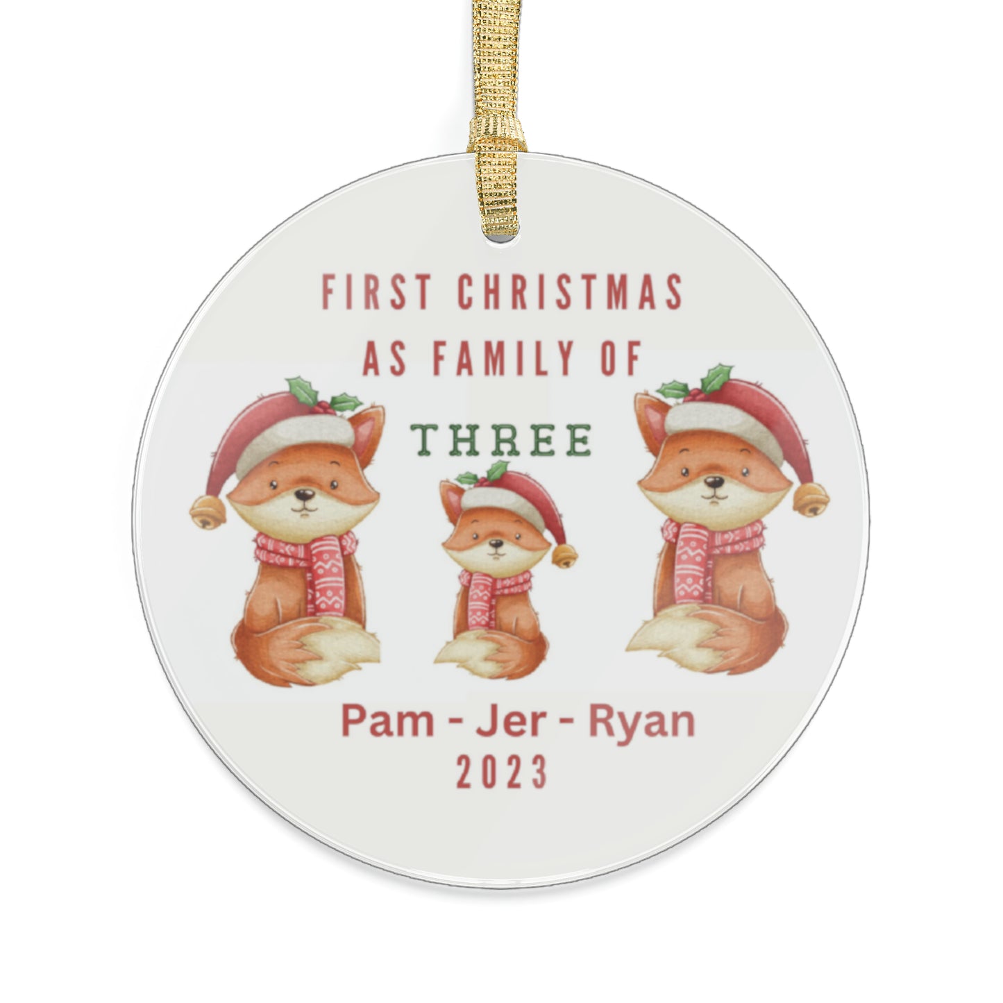 Personalized Acrylic Ornaments
