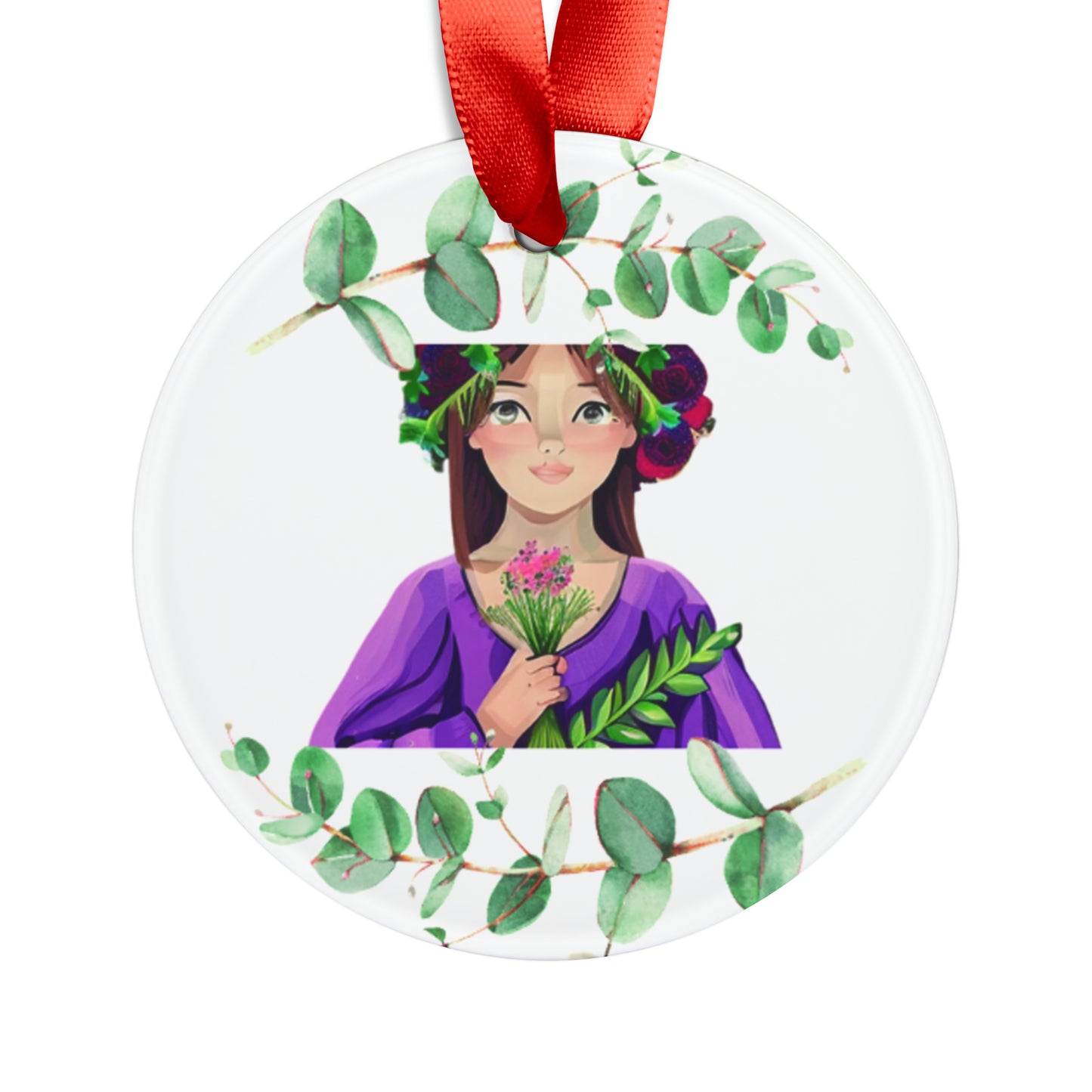 GSM Ornament with Ribbon