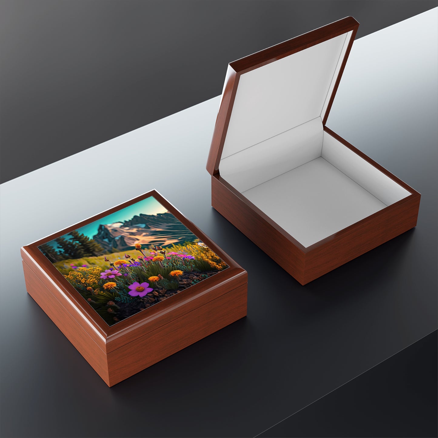 Wildflowers Jewelry Box