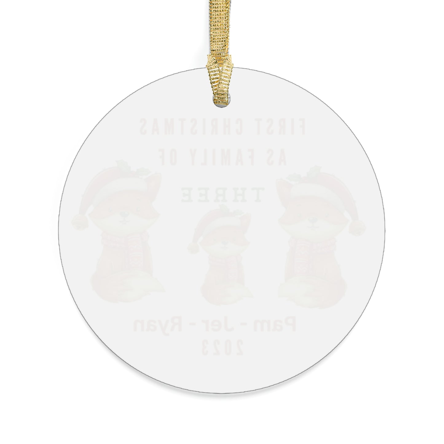 Personalized Acrylic Ornaments