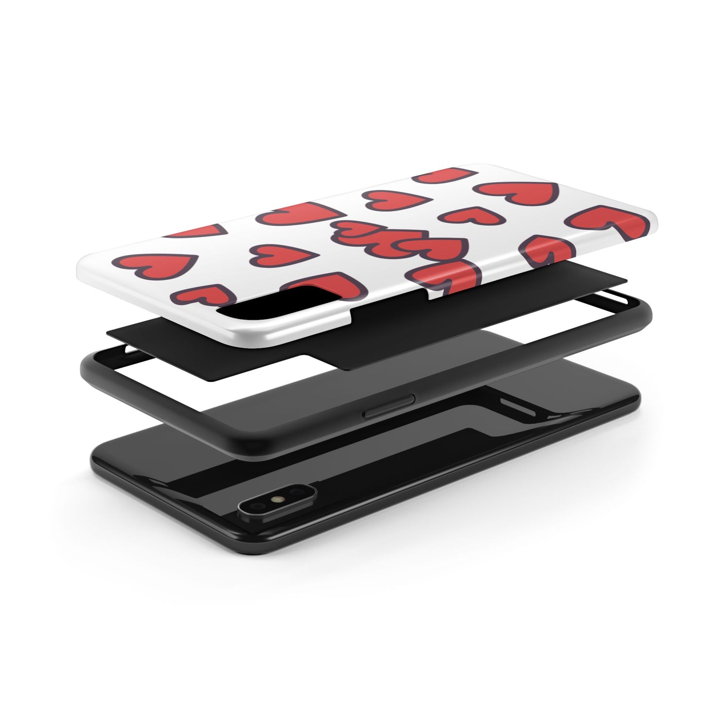 Hearts Tough Phone Cases