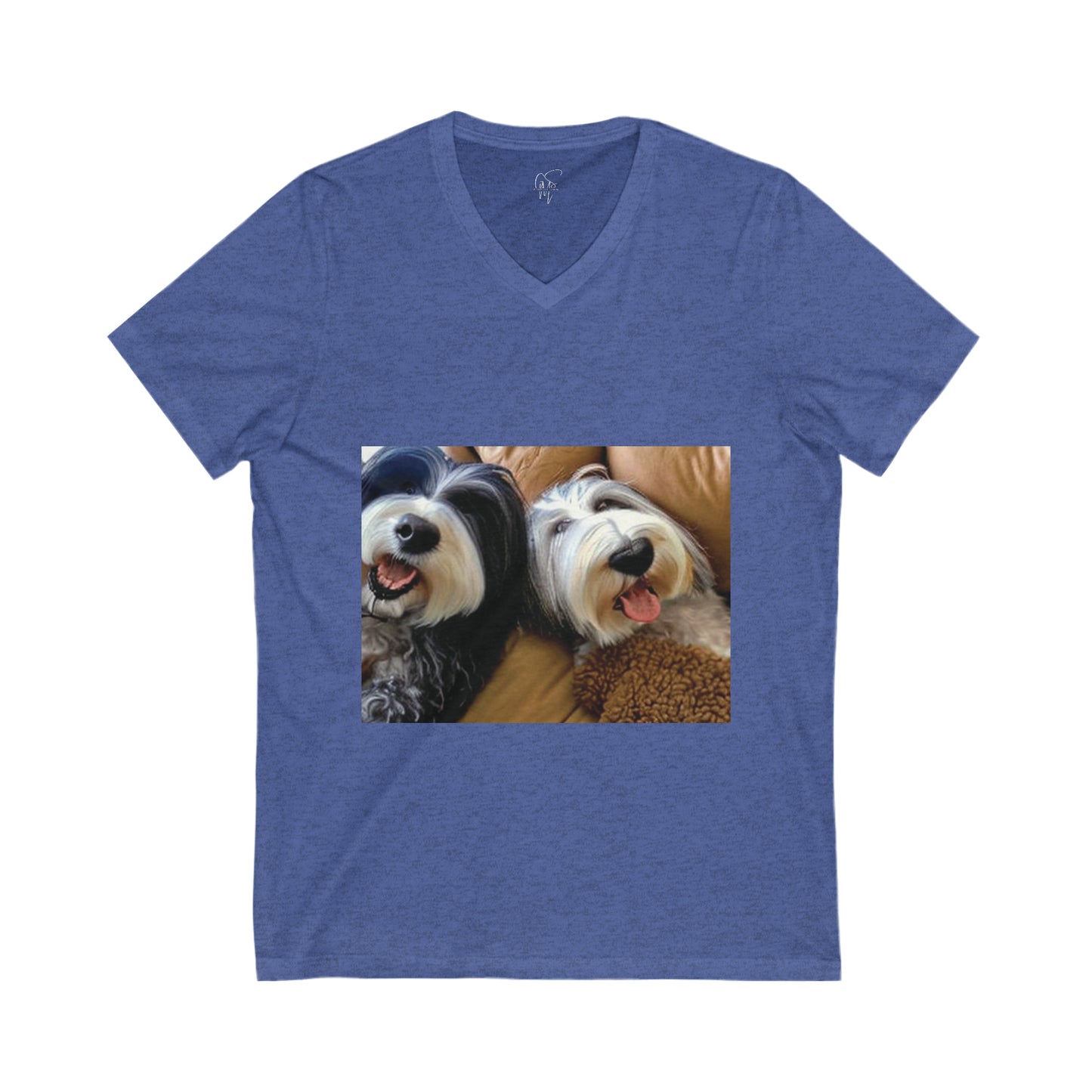 Buddies Jersey Short Sleeve V-Neck Tee