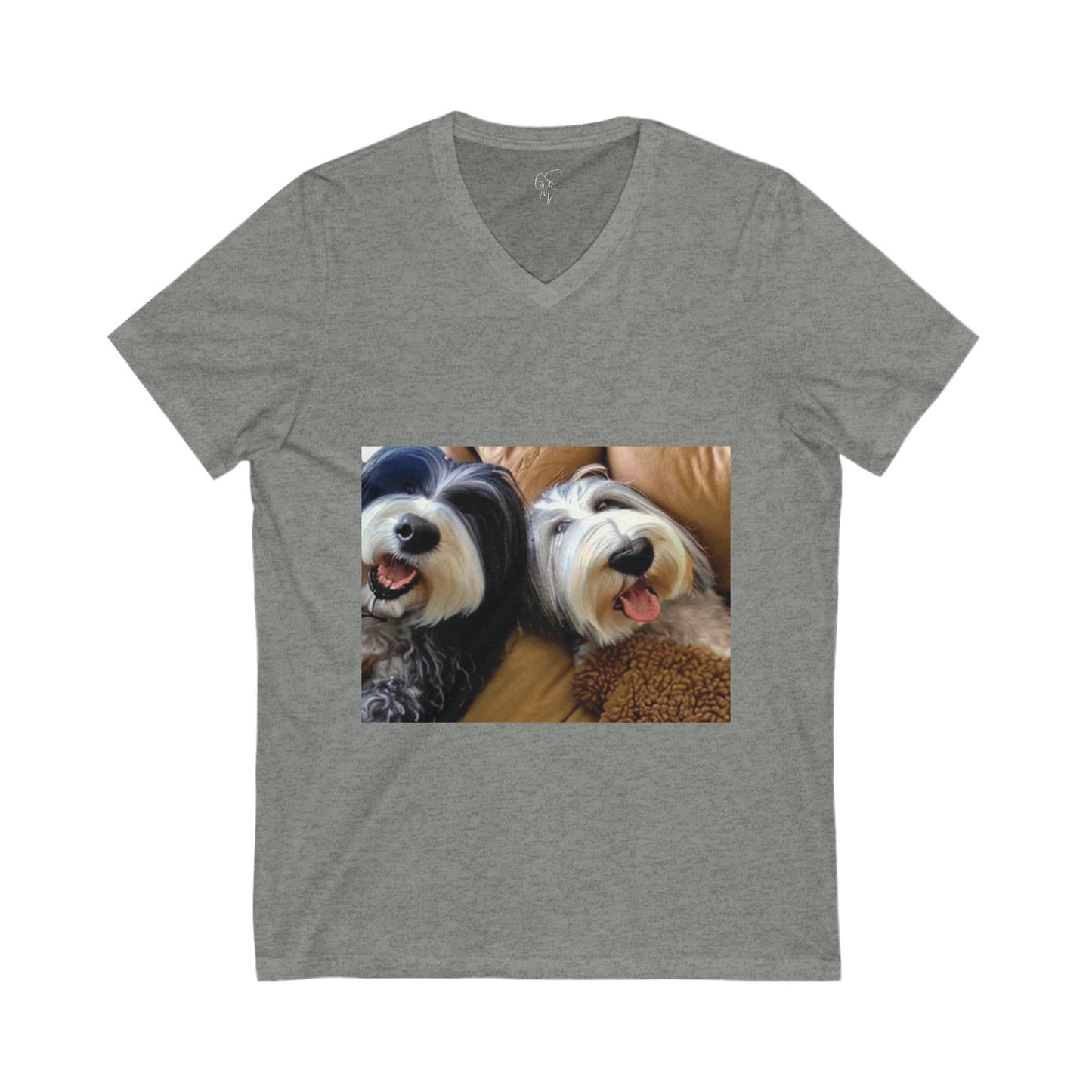 Buddies Jersey Short Sleeve V-Neck Tee