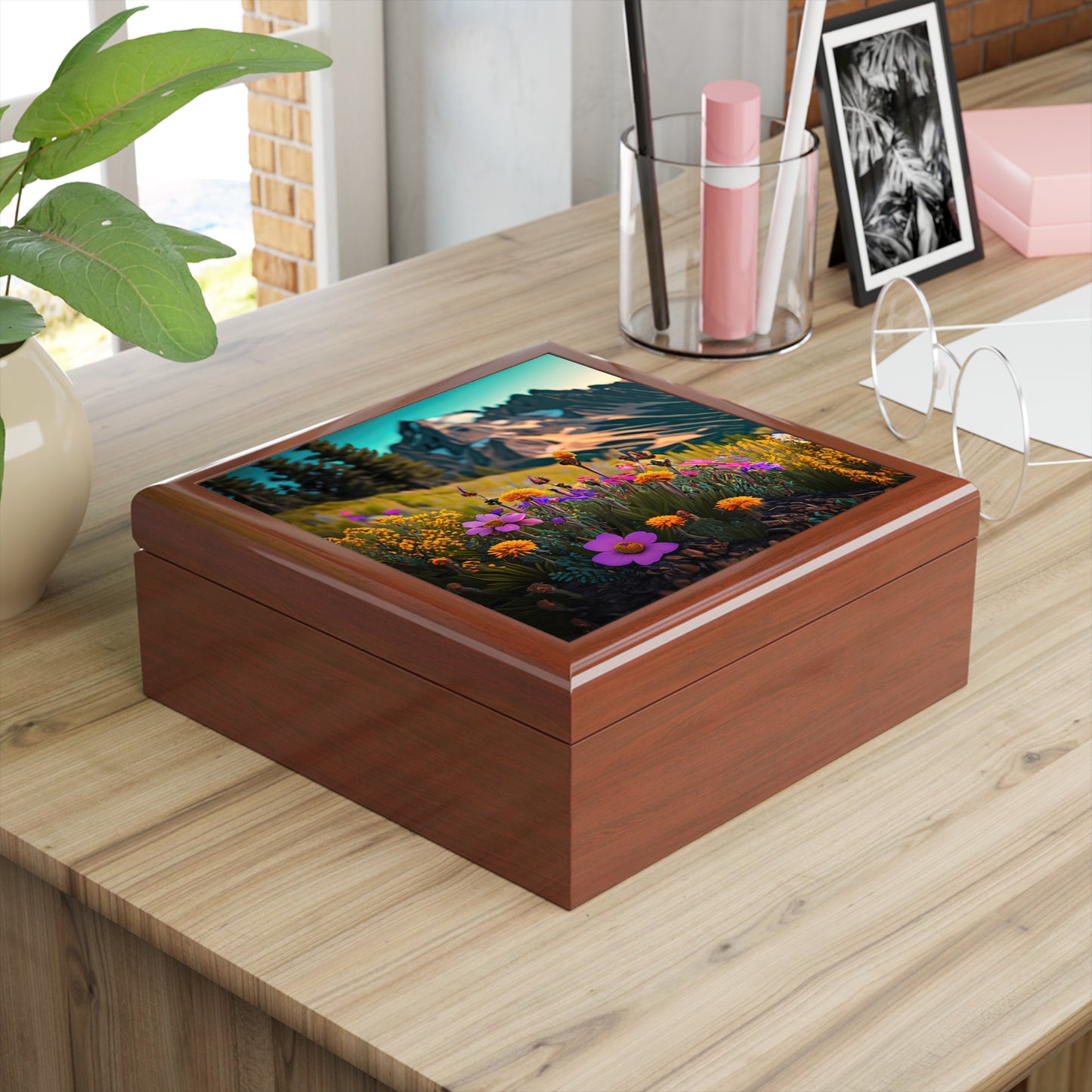 Wildflowers Jewelry Box