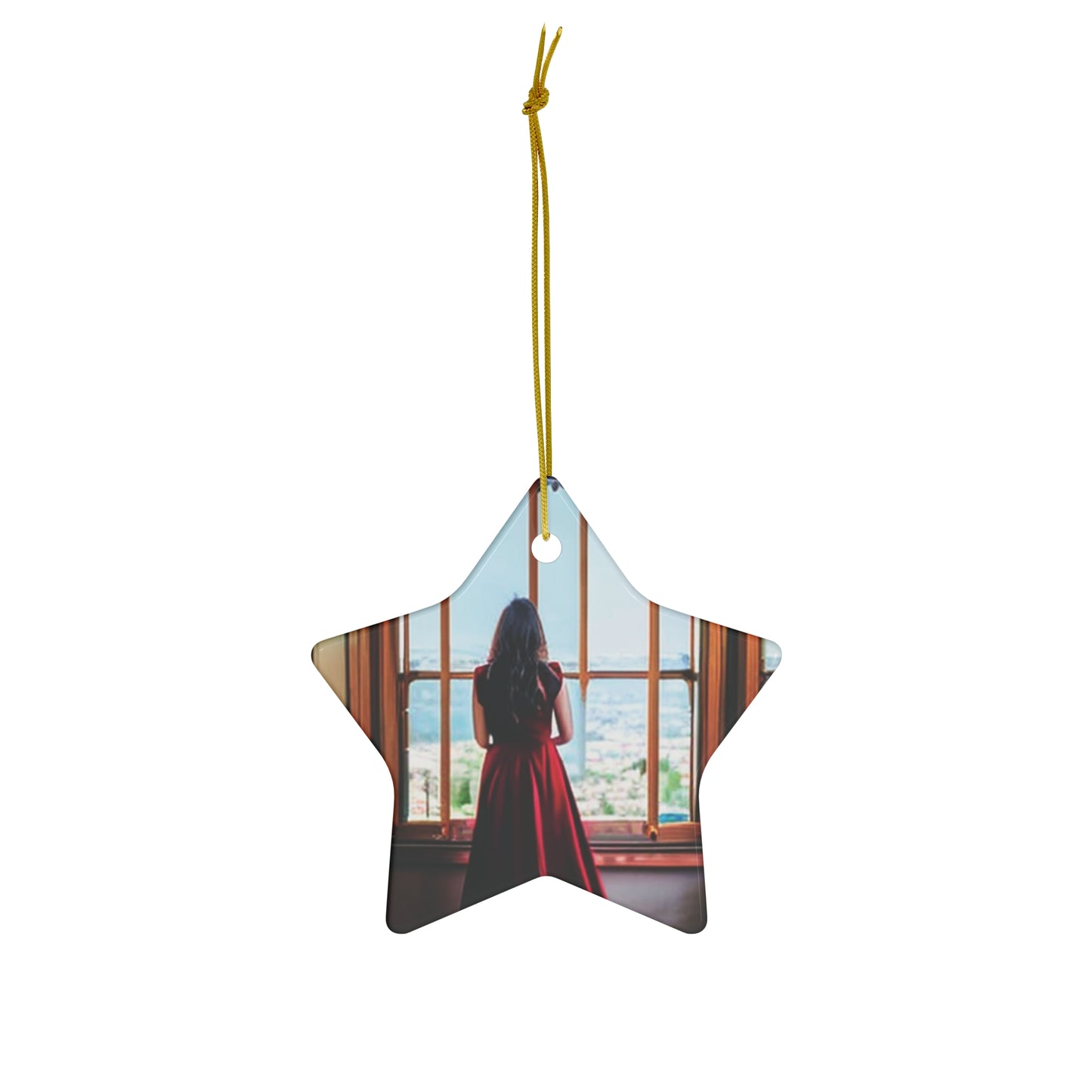 Occasion Ceramic Ornament, 4 Shapes