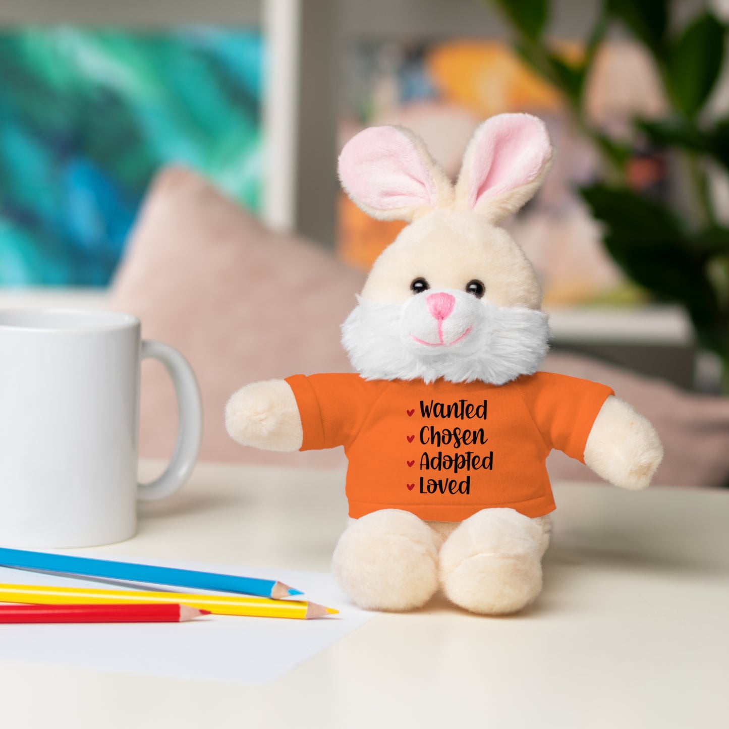 Stuffed Animals with Family Adoption Tee