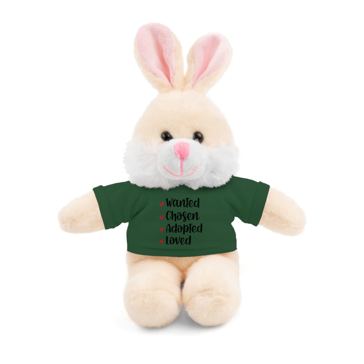 Stuffed Animals with Family Adoption Tee