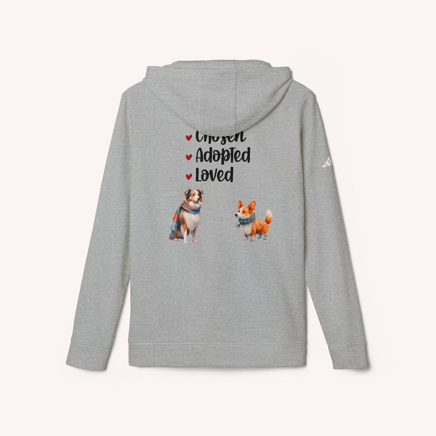 adidas® Unisex Fleece Hoodie