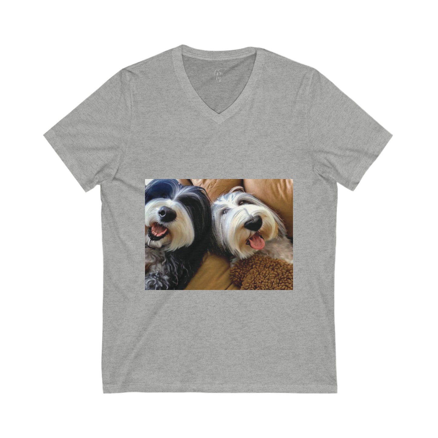 Buddies Jersey Short Sleeve V-Neck Tee