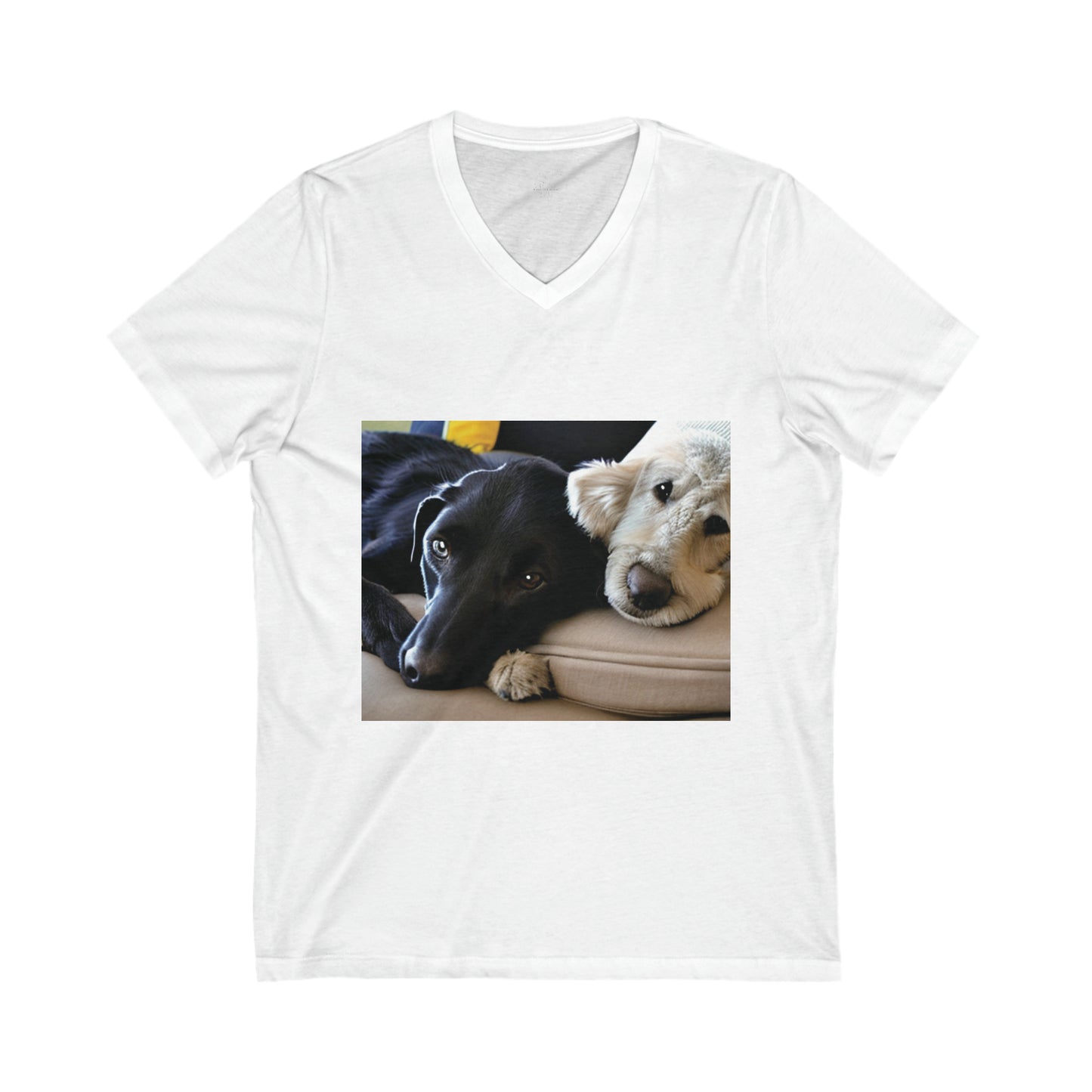 Buddies Jersey Short Sleeve V-Neck Tee