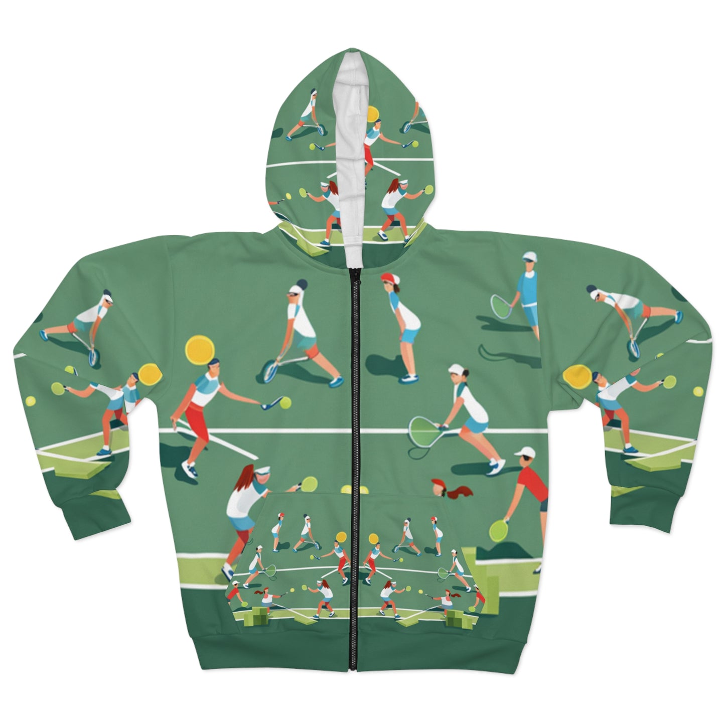 Pickleball Zip Hoodie