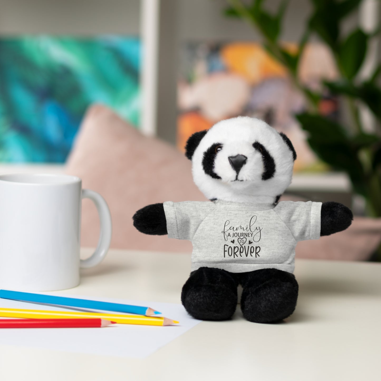 Stuffed Animals with Family Tee
