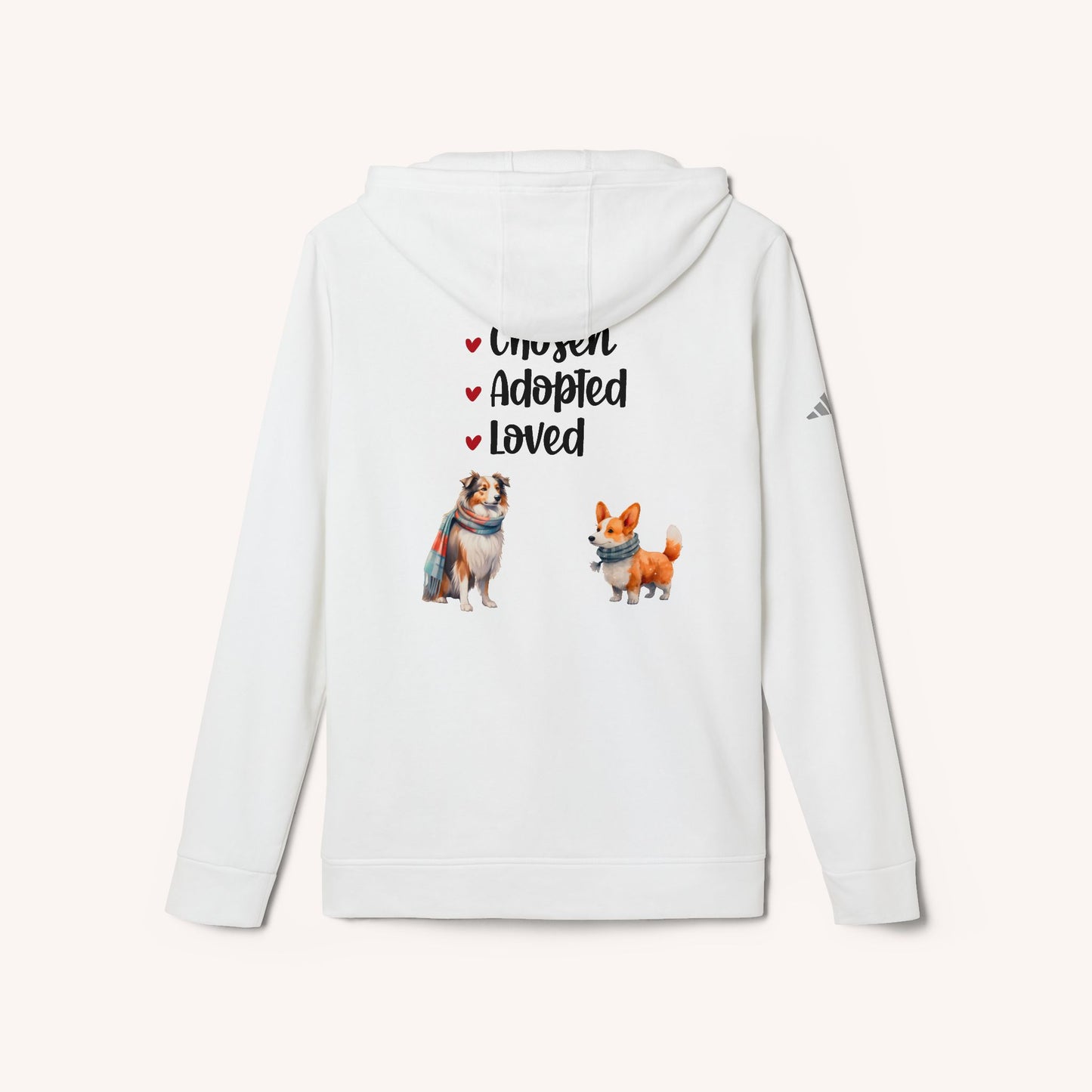 adidas® Unisex Fleece Hoodie