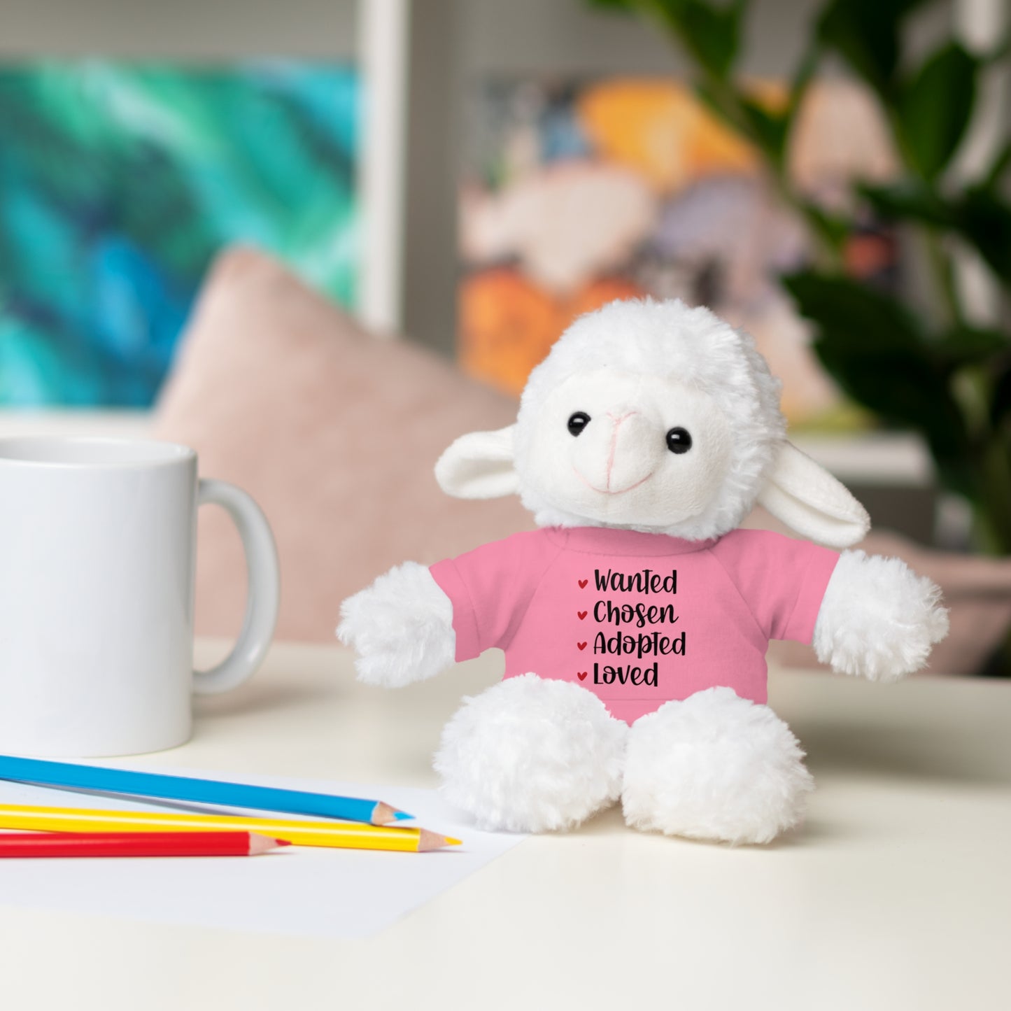 Stuffed Animals with Family Adoption Tee