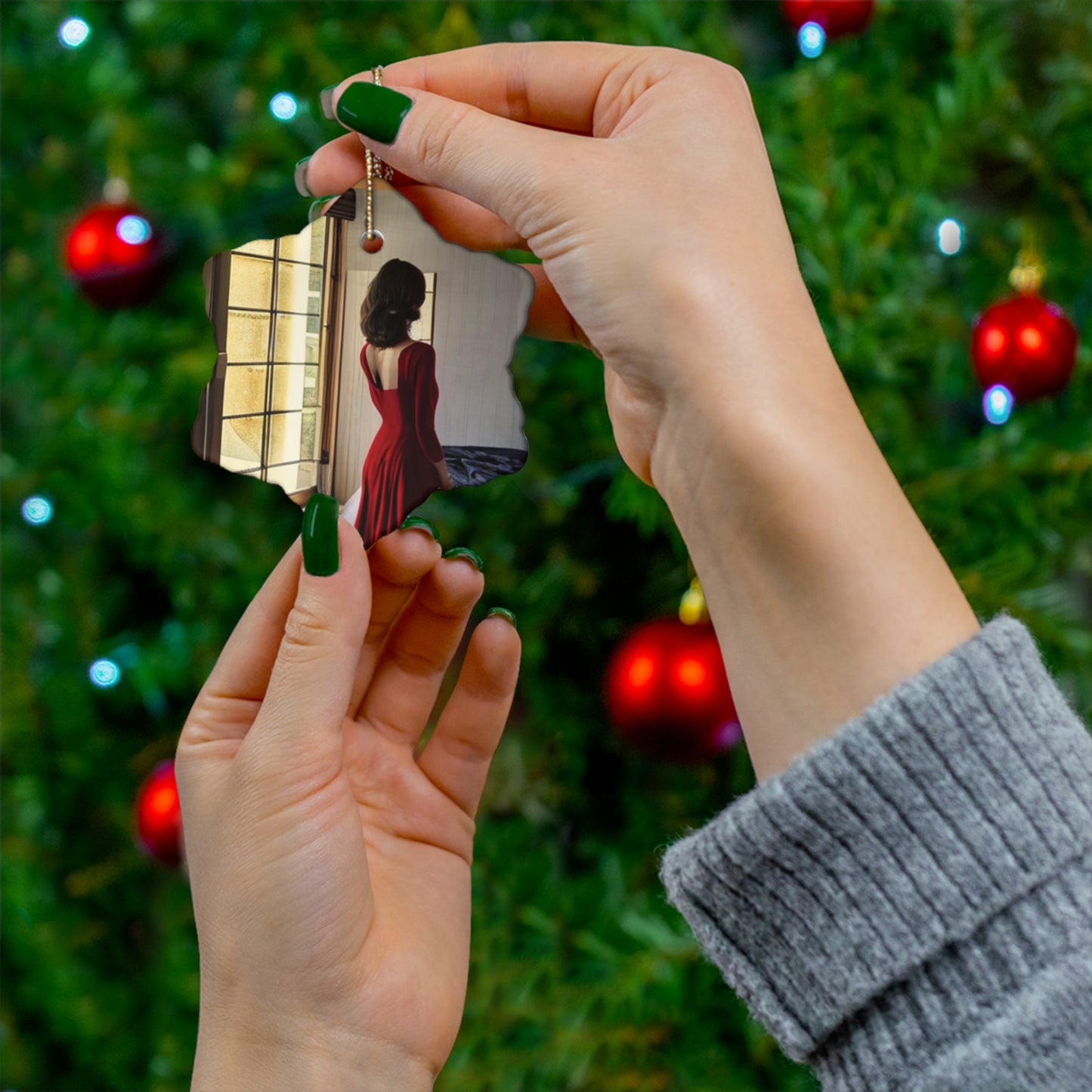 Occasions Ceramic Ornament, 4 Shapes