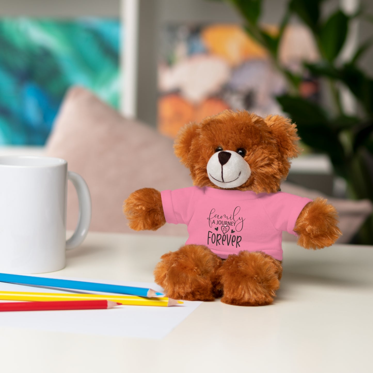 Stuffed Animals with Family Tee