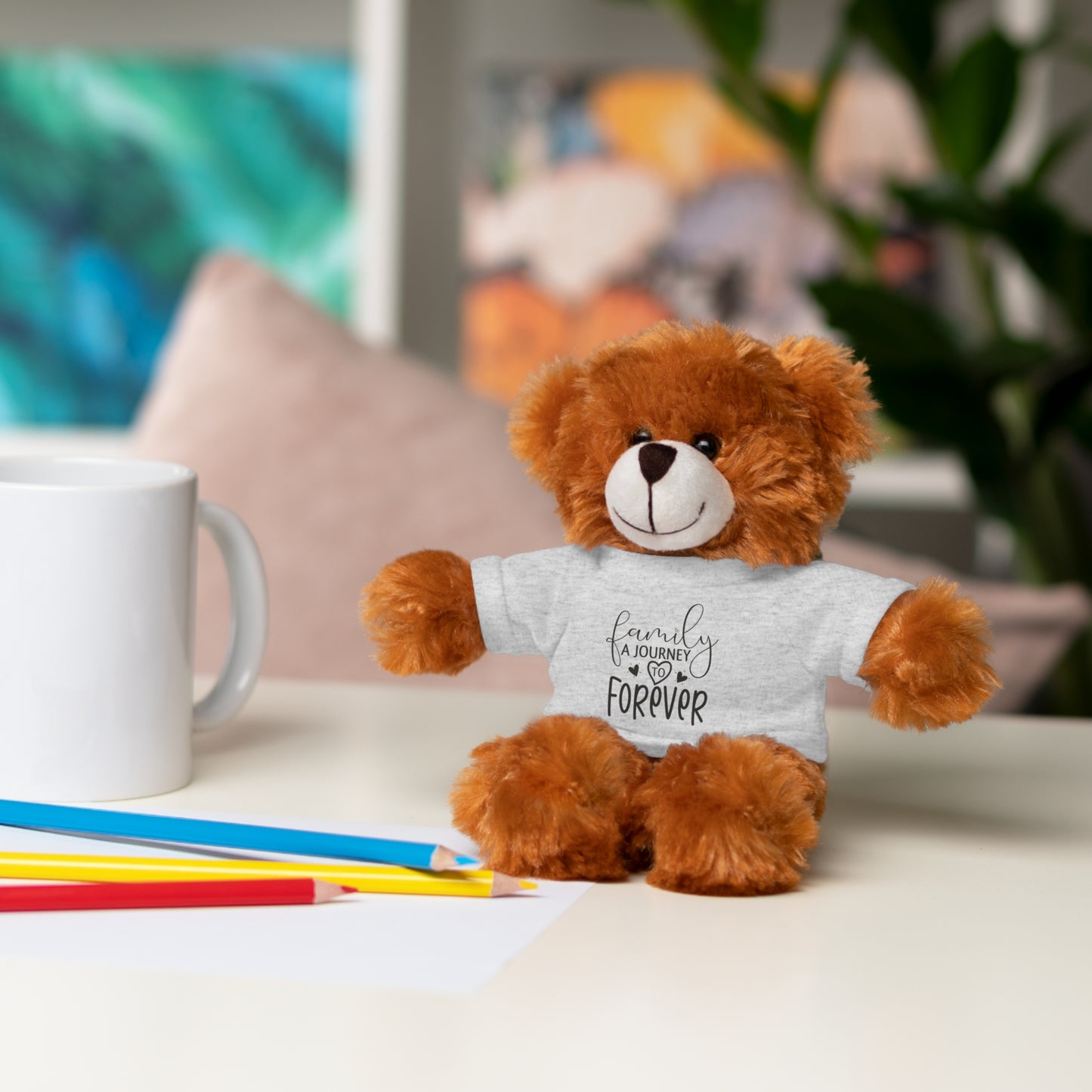 Stuffed Animals with Family Tee