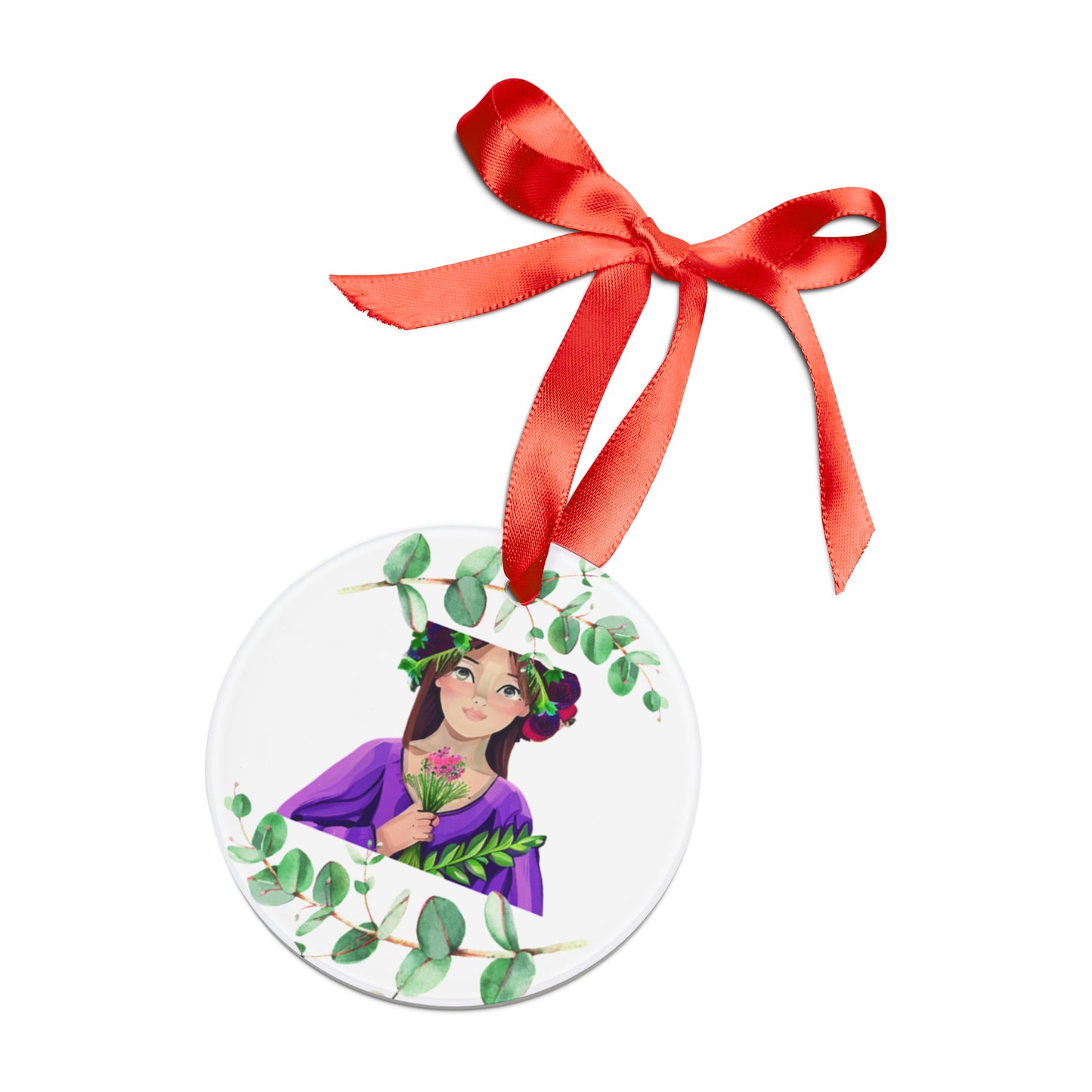 GSM Ornament with Ribbon