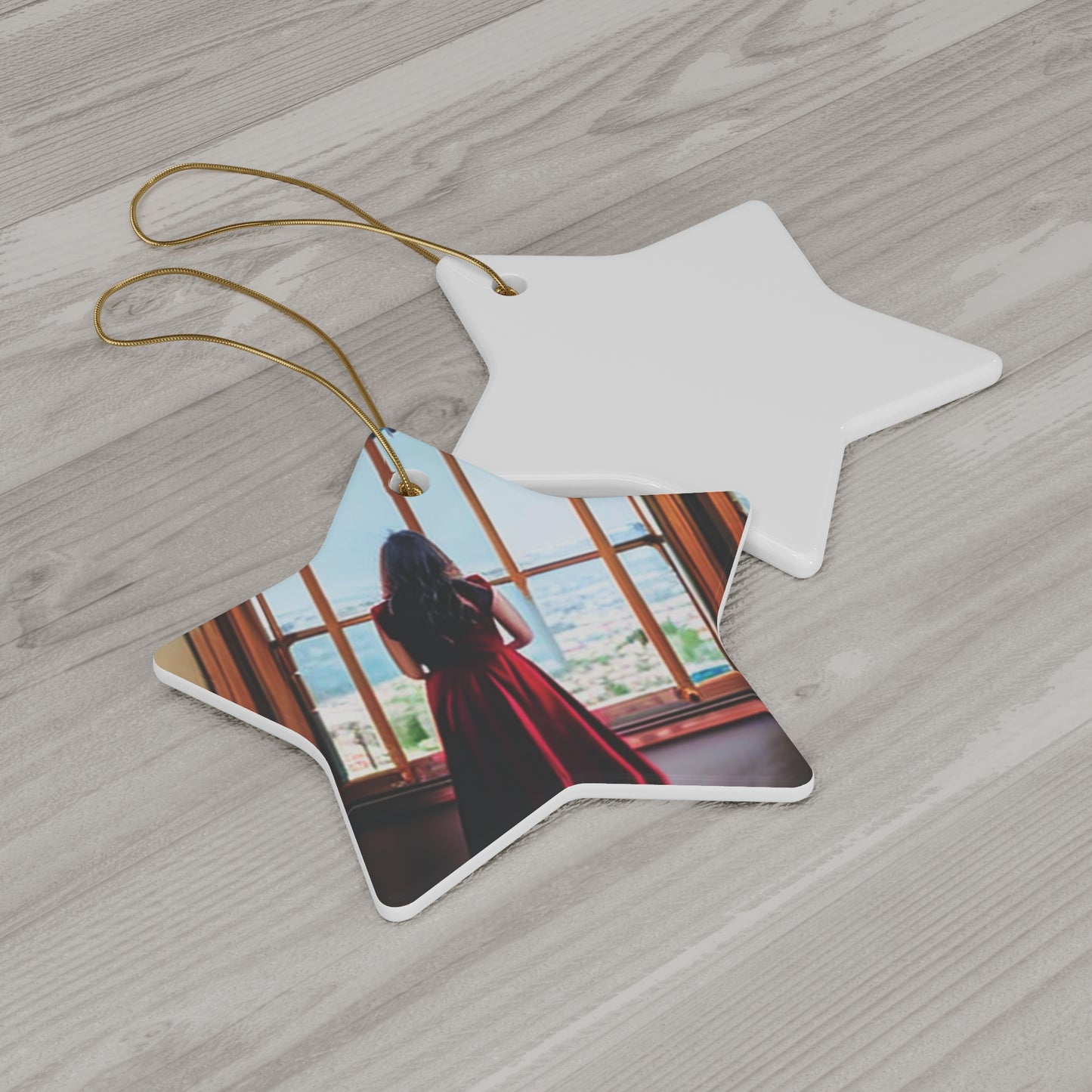 Occasion Ceramic Ornament, 4 Shapes