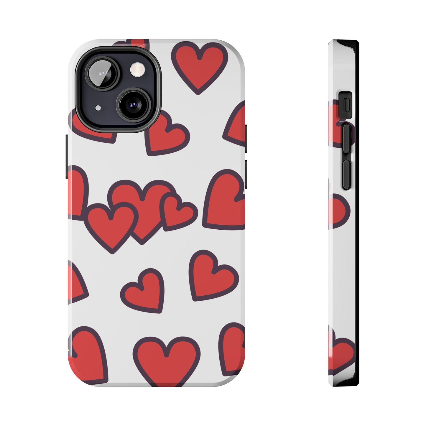 Hearts Tough Phone Cases