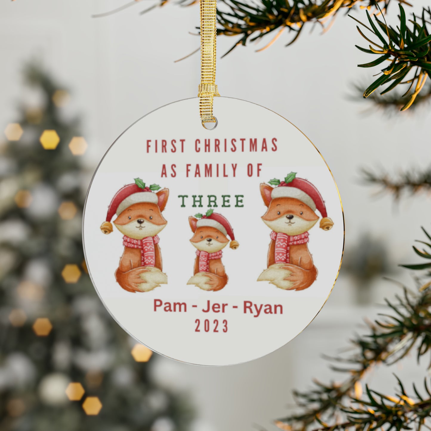 Personalized Acrylic Ornaments