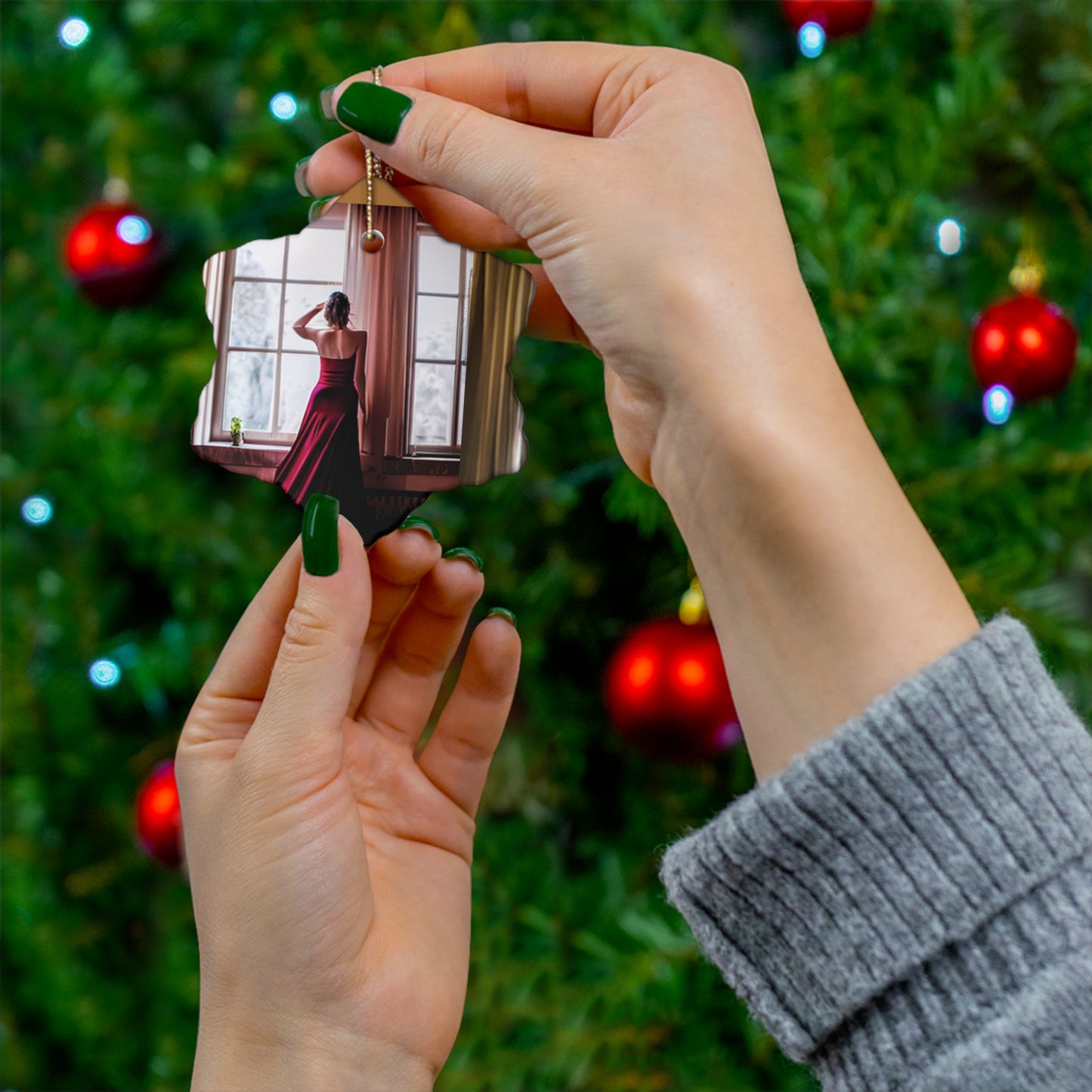 Occasions Ceramic Ornament, 4 Shapes