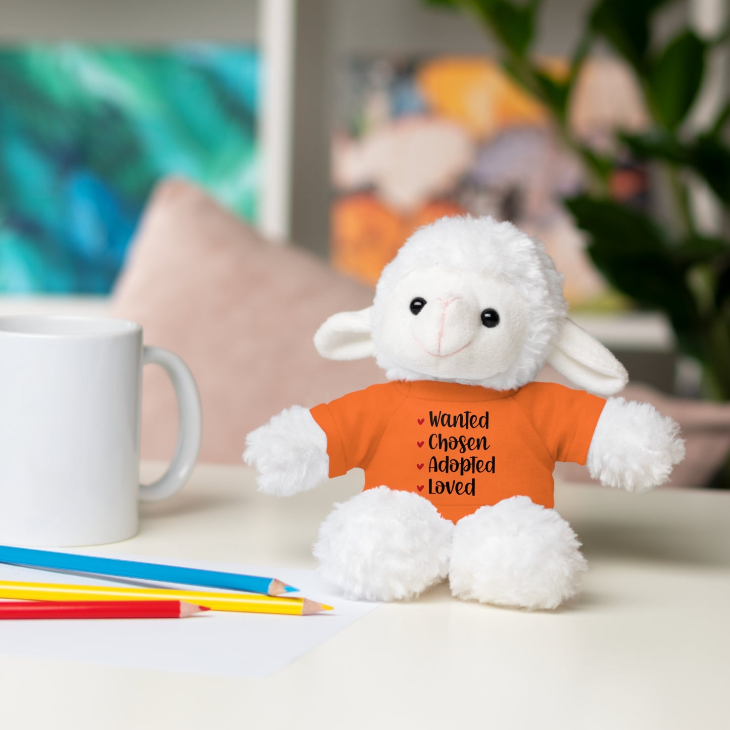 Stuffed Animals with Family Adoption Tee