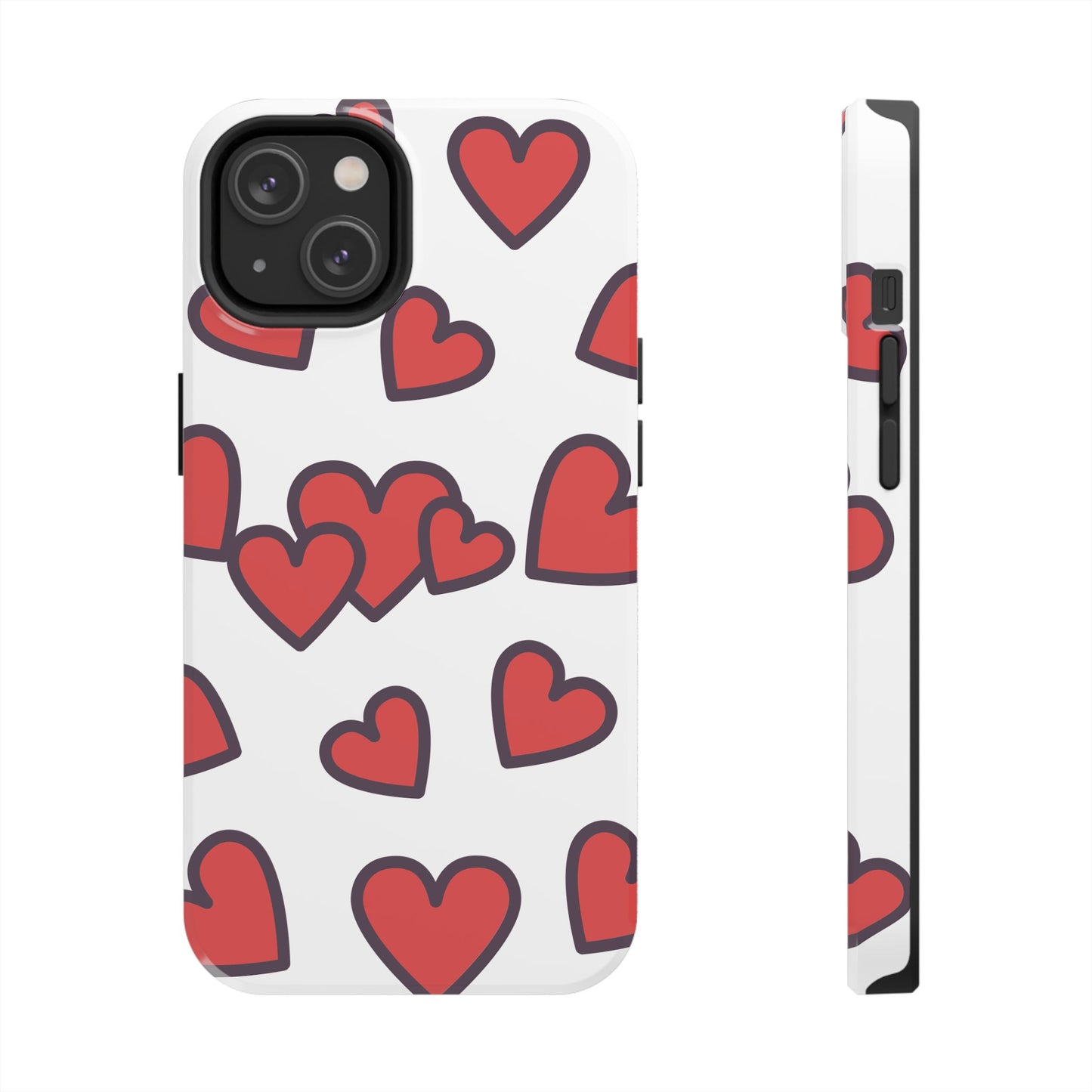 Hearts Tough Phone Cases