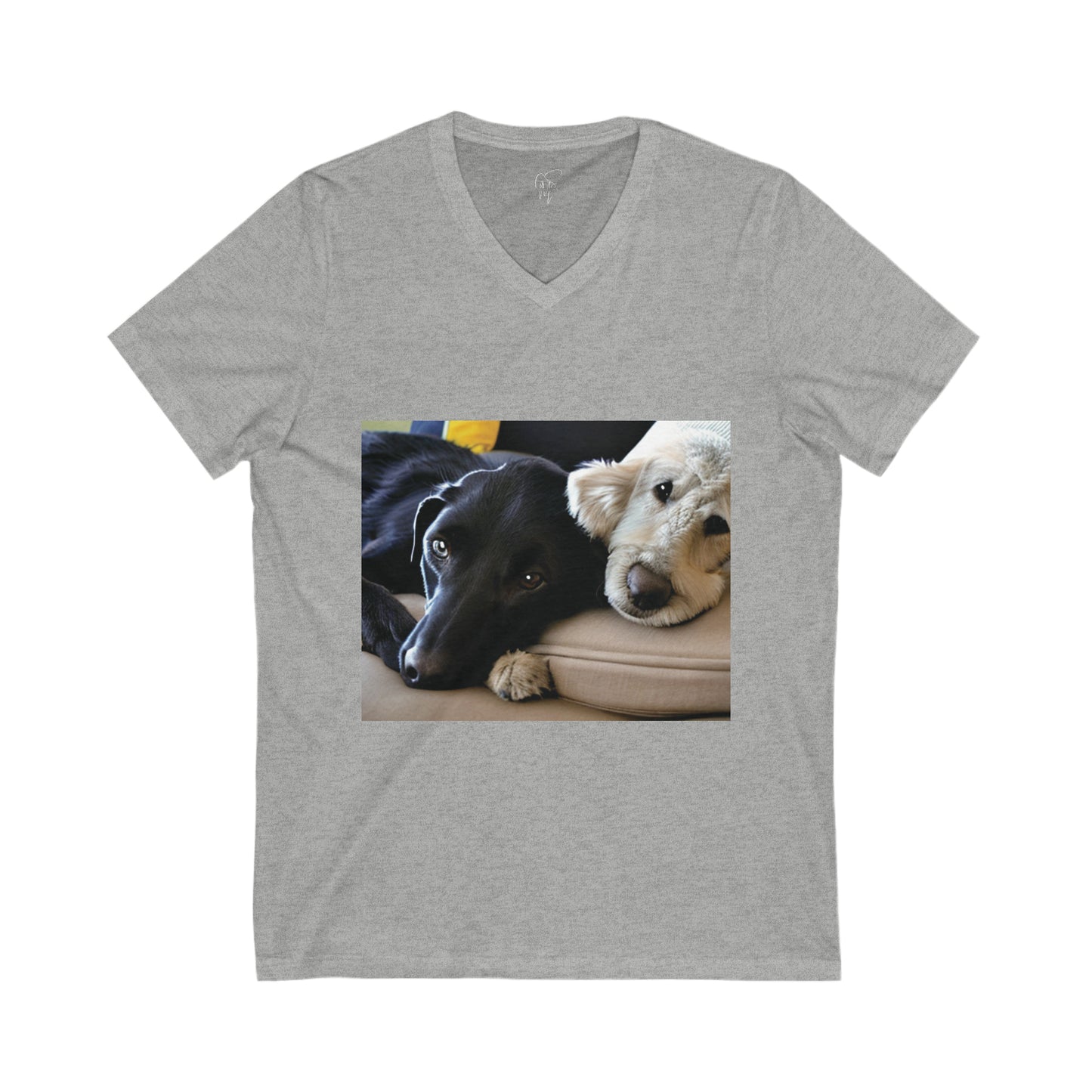 Buddies Jersey Short Sleeve V-Neck Tee