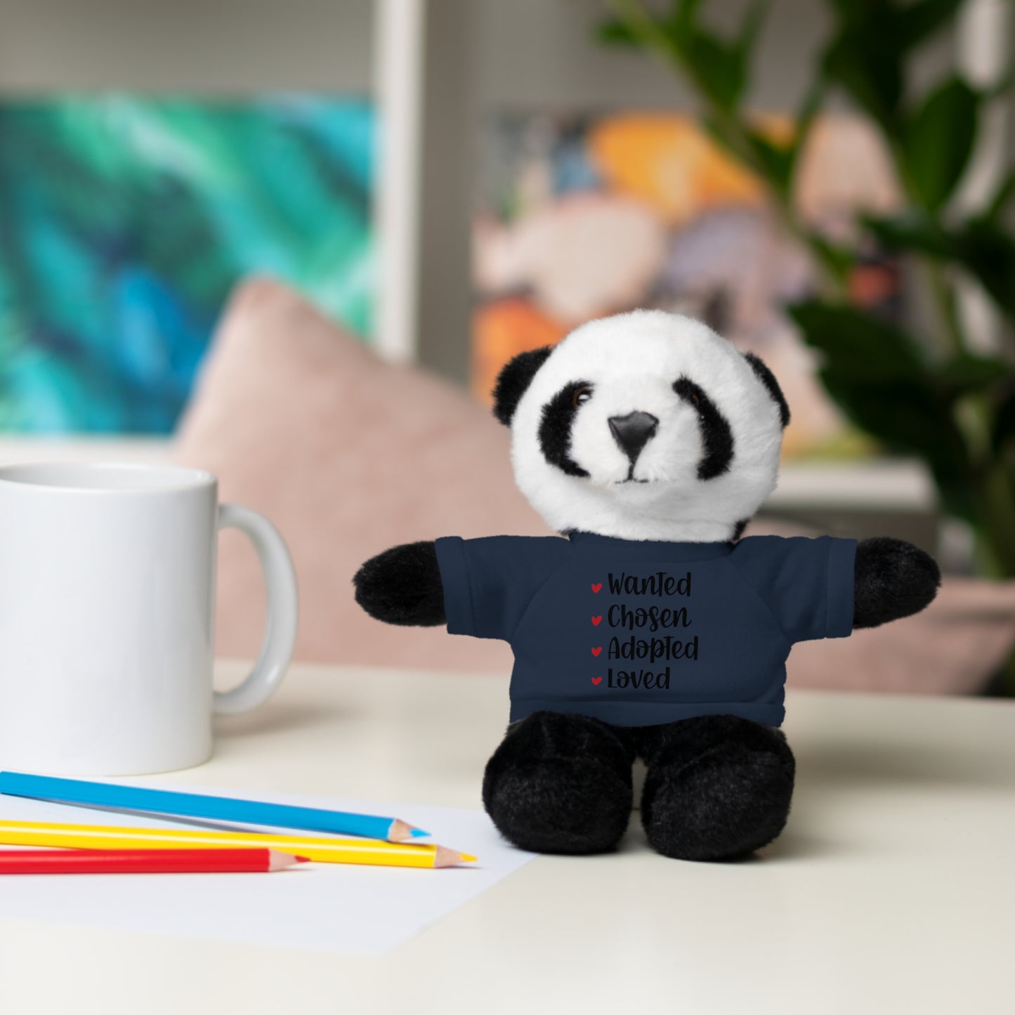 Stuffed Animals with Family Adoption Tee