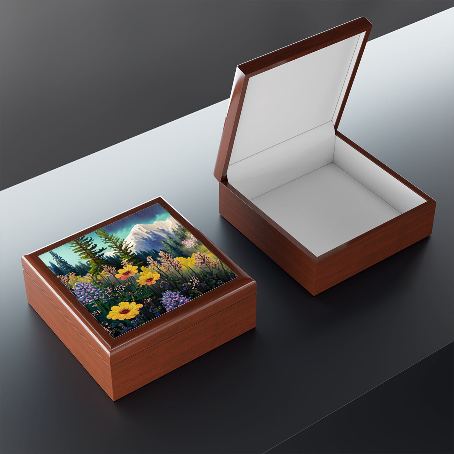 Wildflowers Jewelry Box