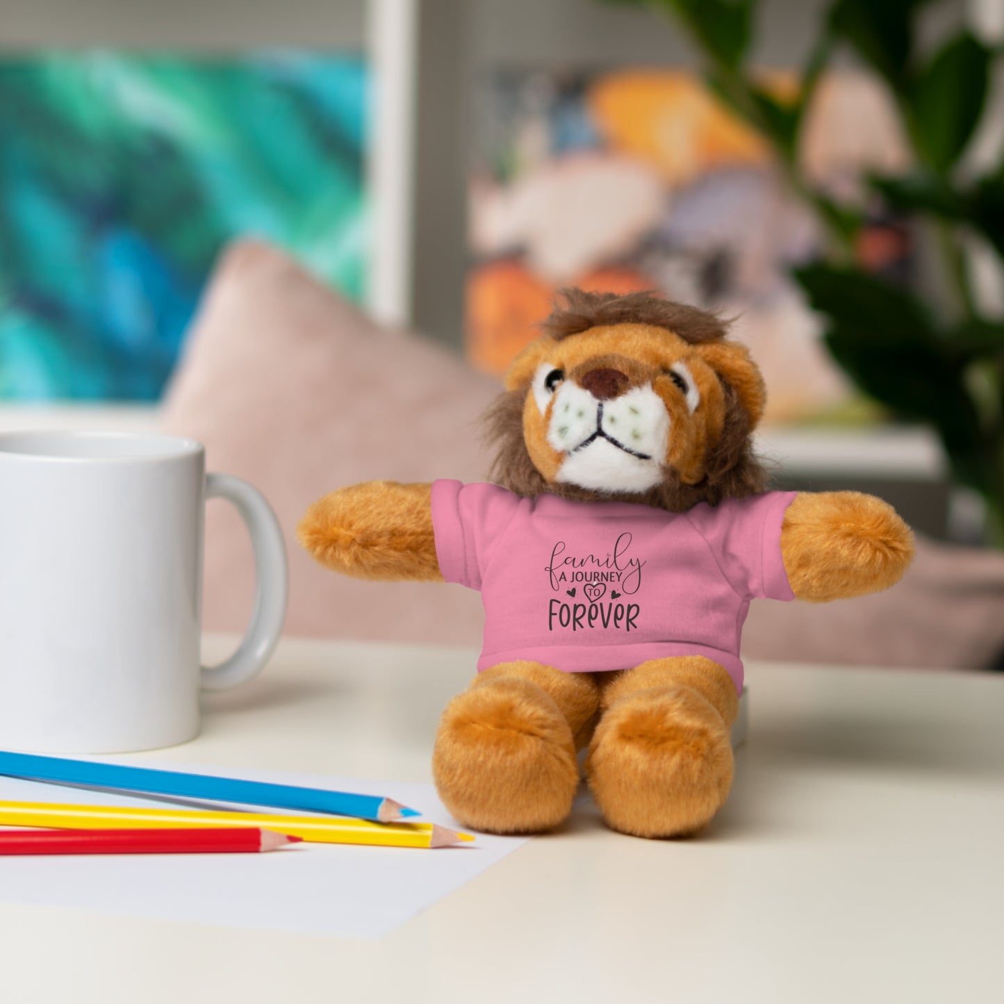 Stuffed Animals with Family Tee