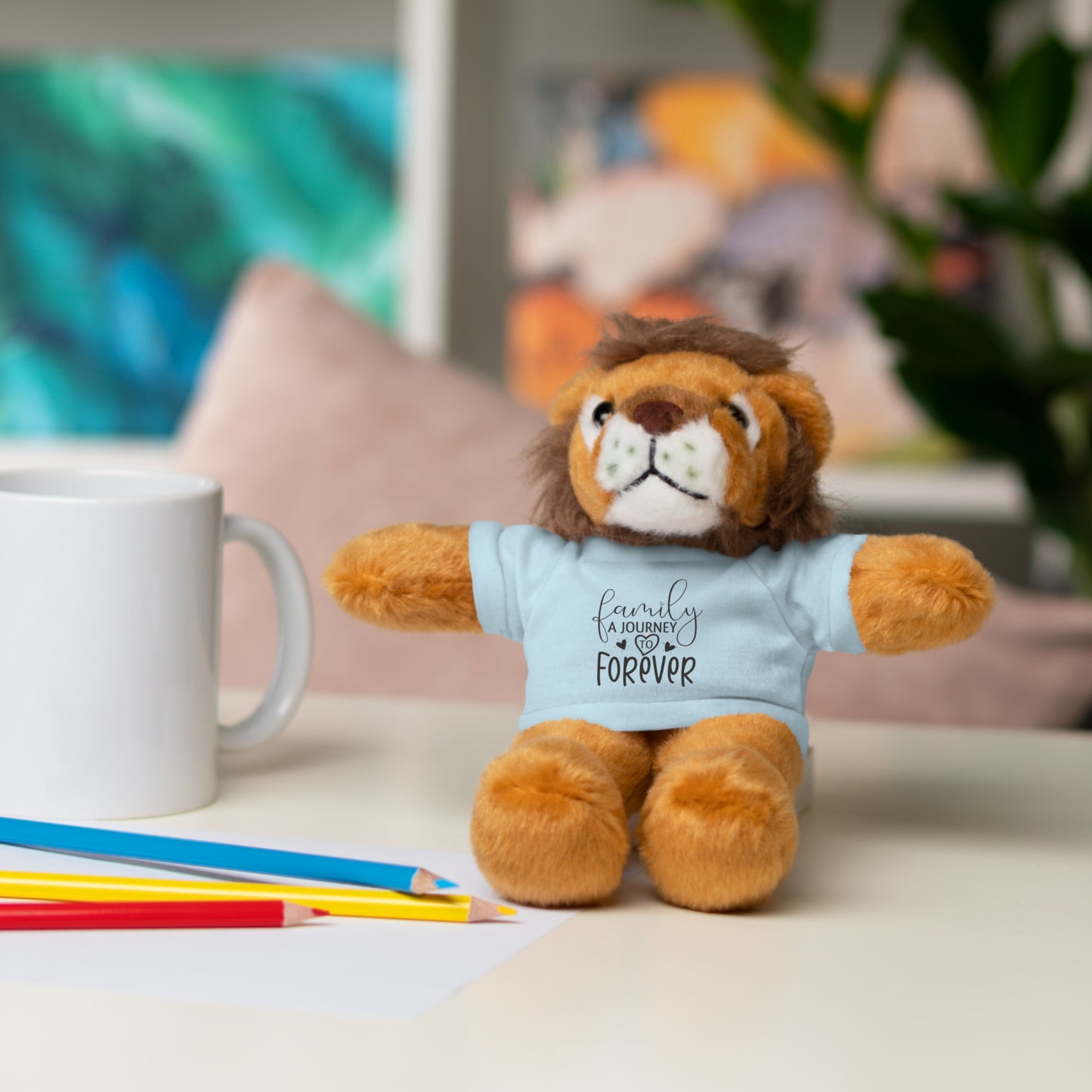 Stuffed Animals with Family Tee
