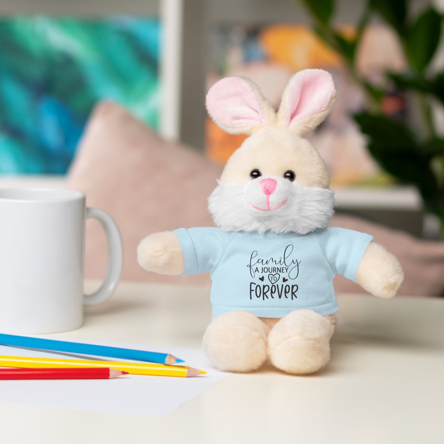 Stuffed Animals with Family Tee