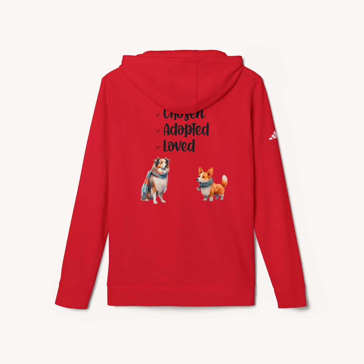 adidas® Unisex Fleece Hoodie