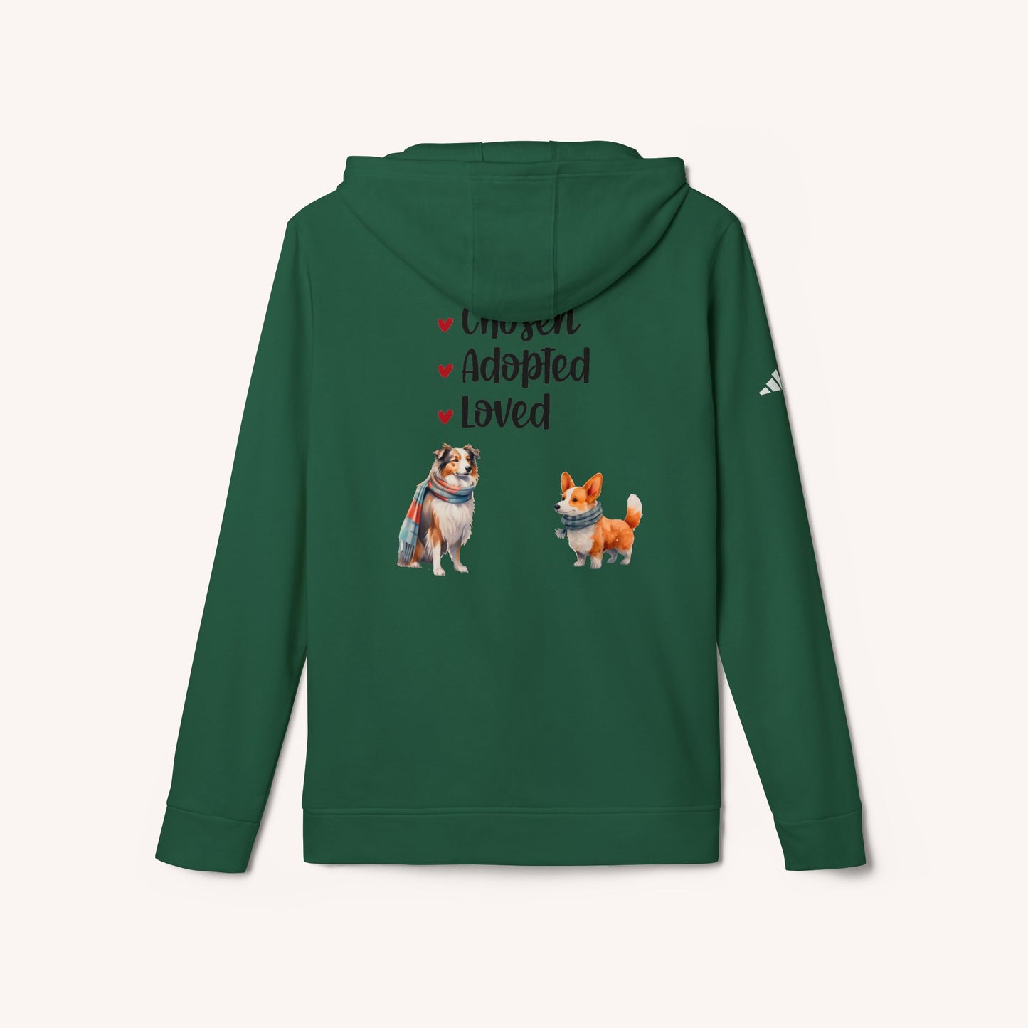 adidas® Unisex Fleece Hoodie
