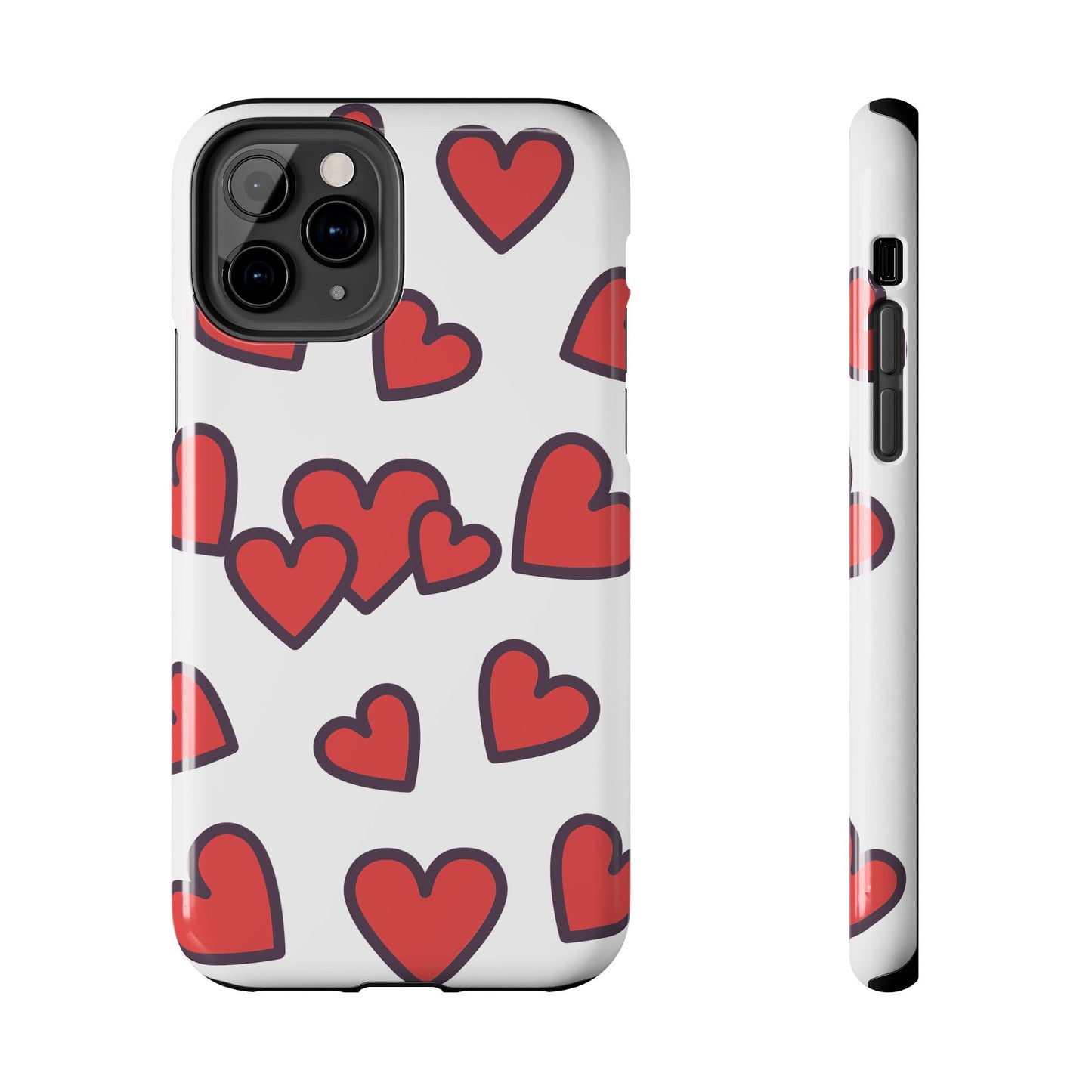 Hearts Tough Phone Cases
