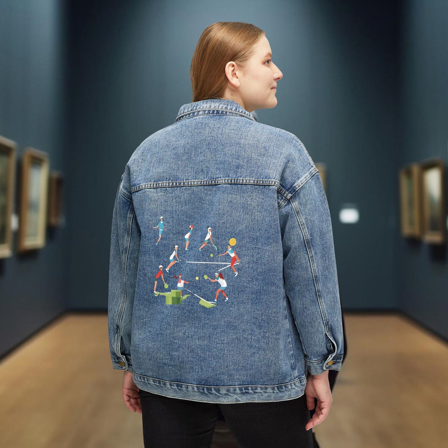 Pickleball Women's Denim Jacket