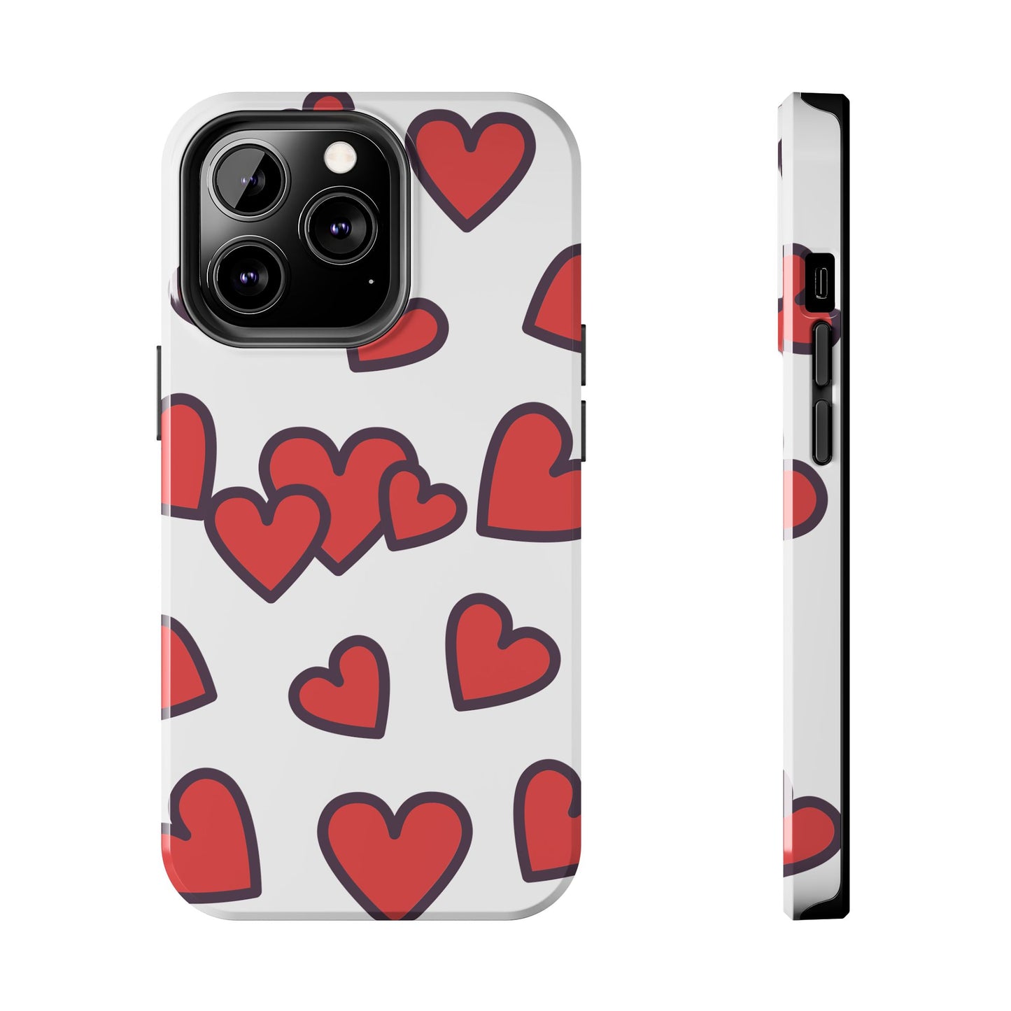 Hearts Tough Phone Cases