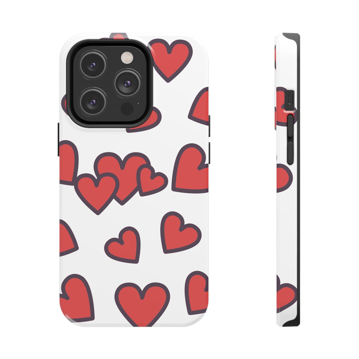 Hearts Tough Phone Cases