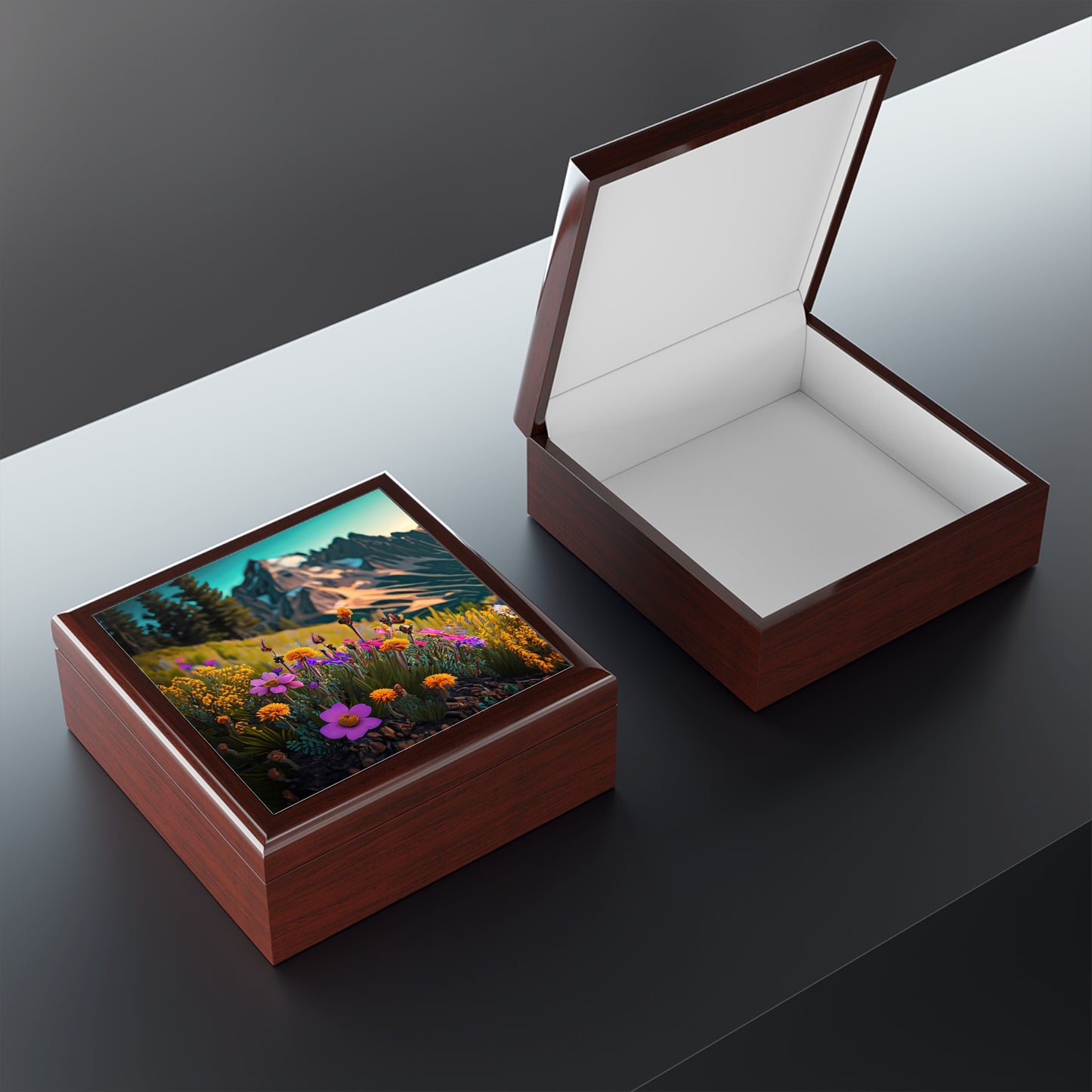 Wildflowers Jewelry Box