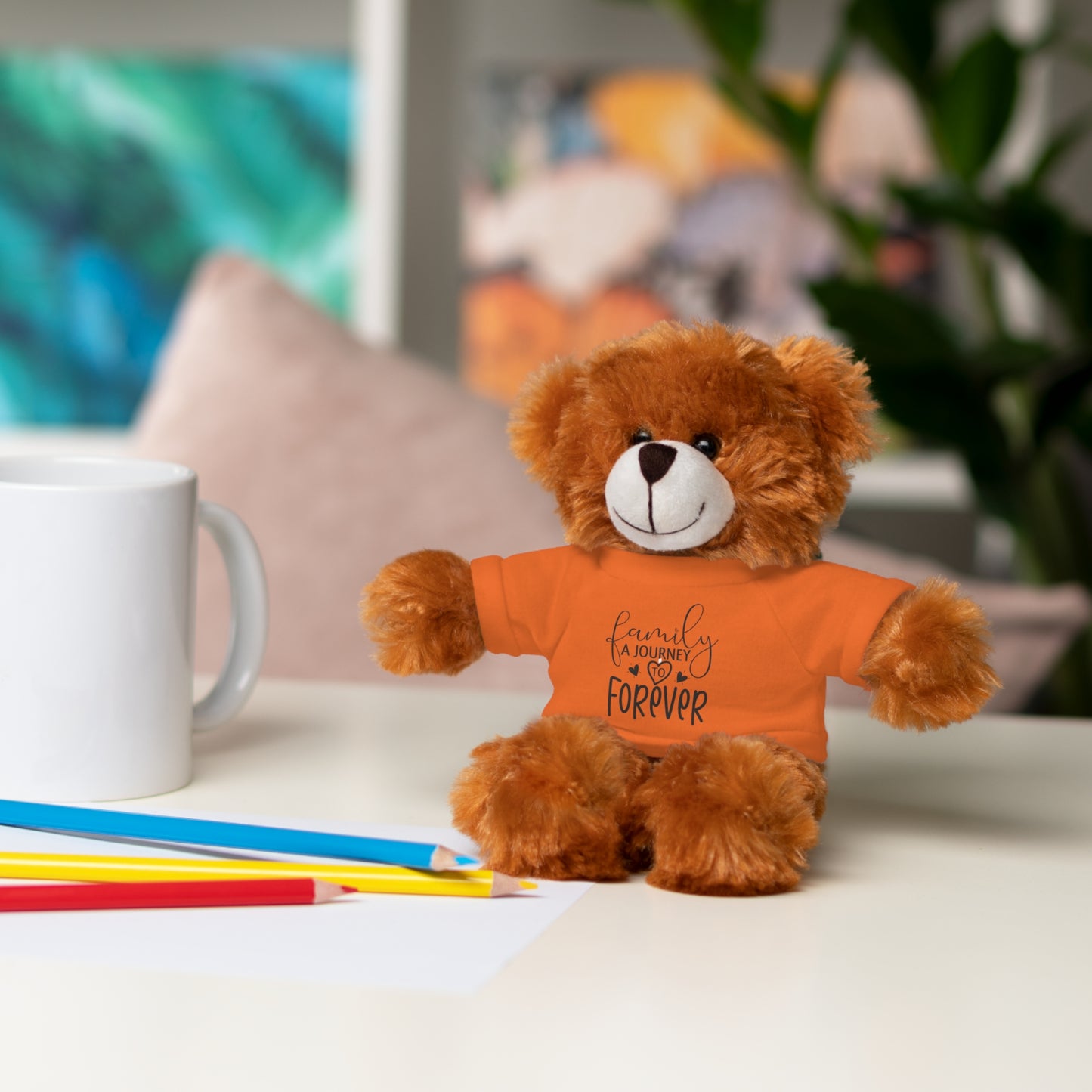 Stuffed Animals with Family Tee