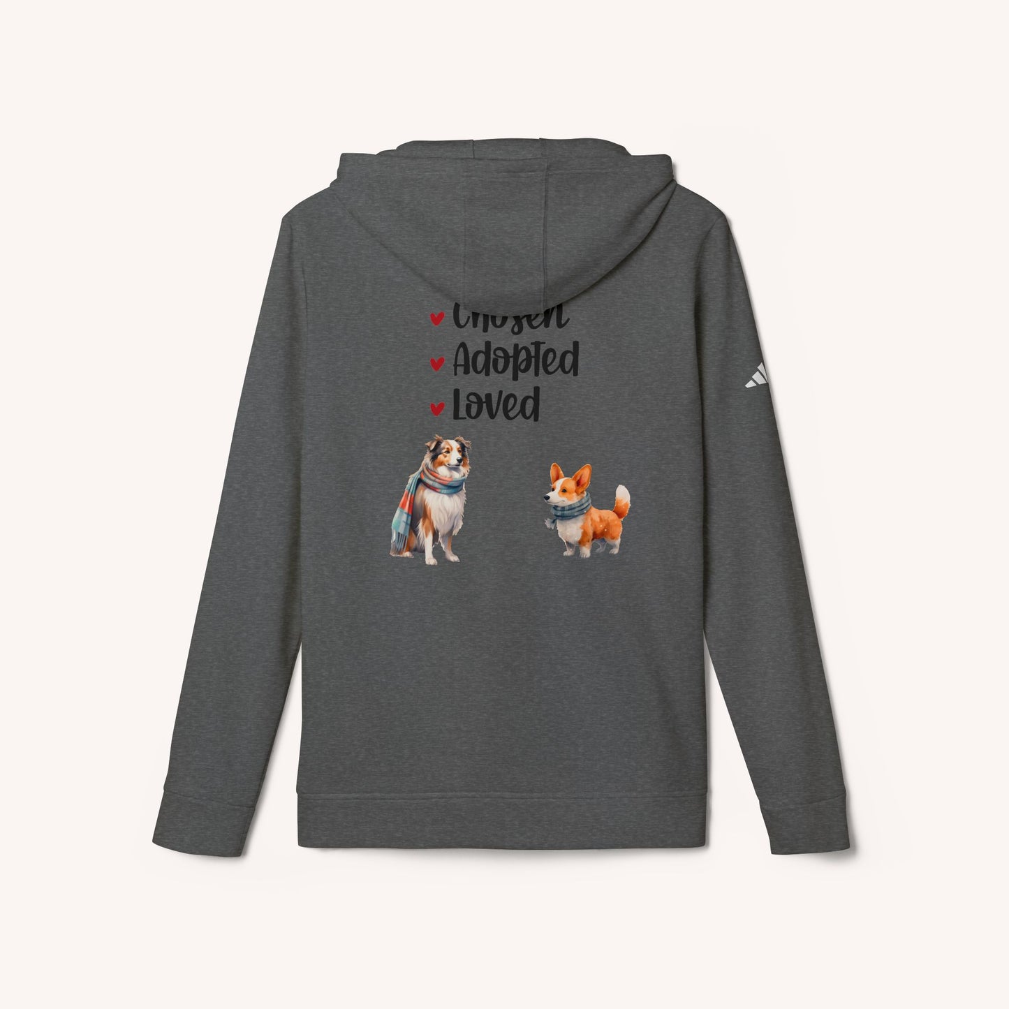adidas® Unisex Fleece Hoodie