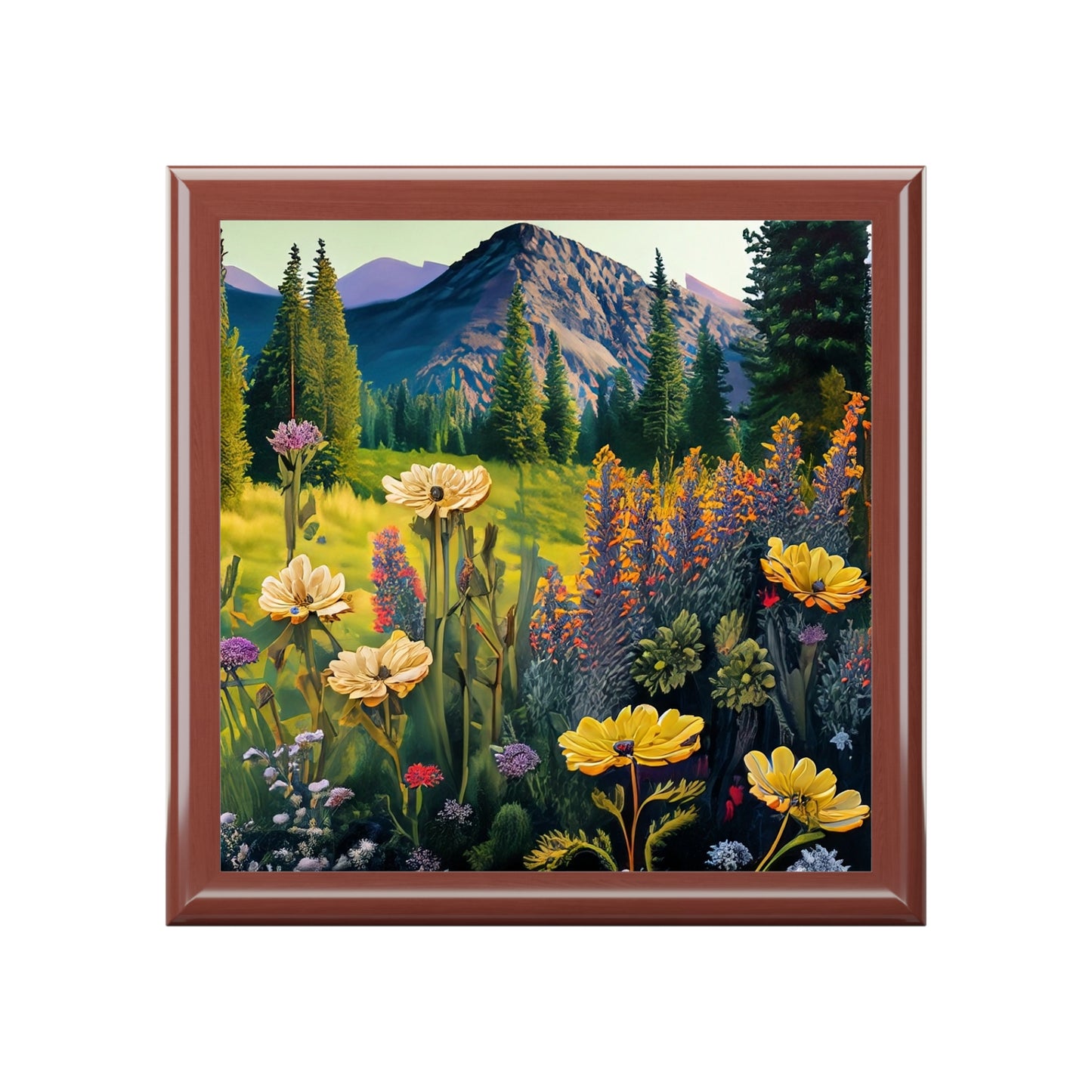 Wildflowers Jewelry Box